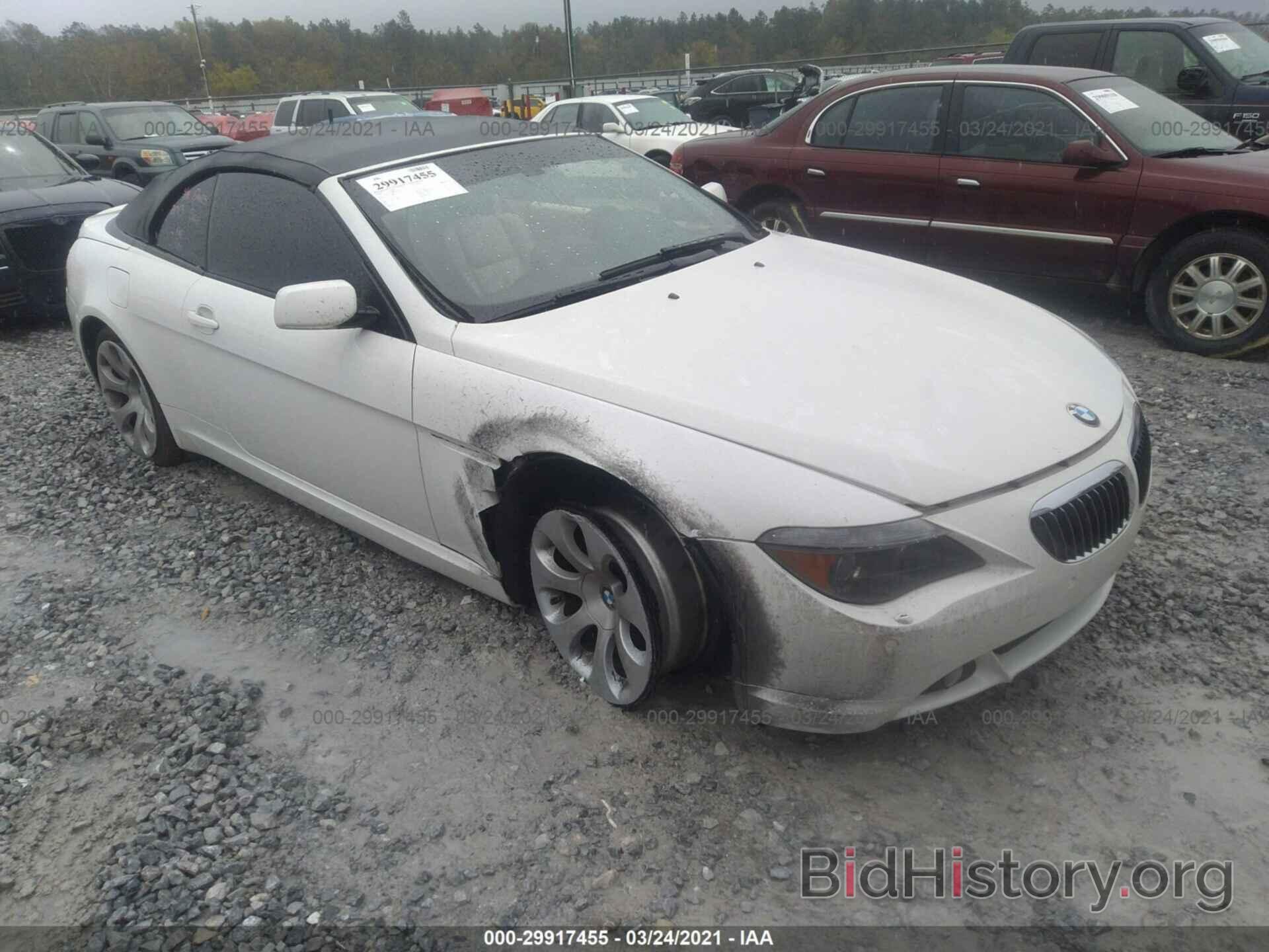 Photo WBAEK13486CN79280 - BMW 6 SERIES 2006