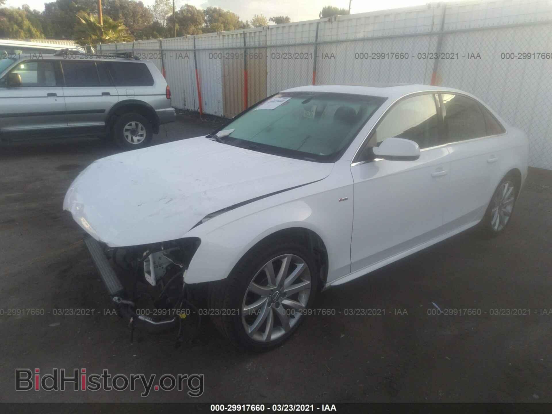 2014 AUDI A4 - VIN: WAUAFAFL3EN030109 - Фото 2