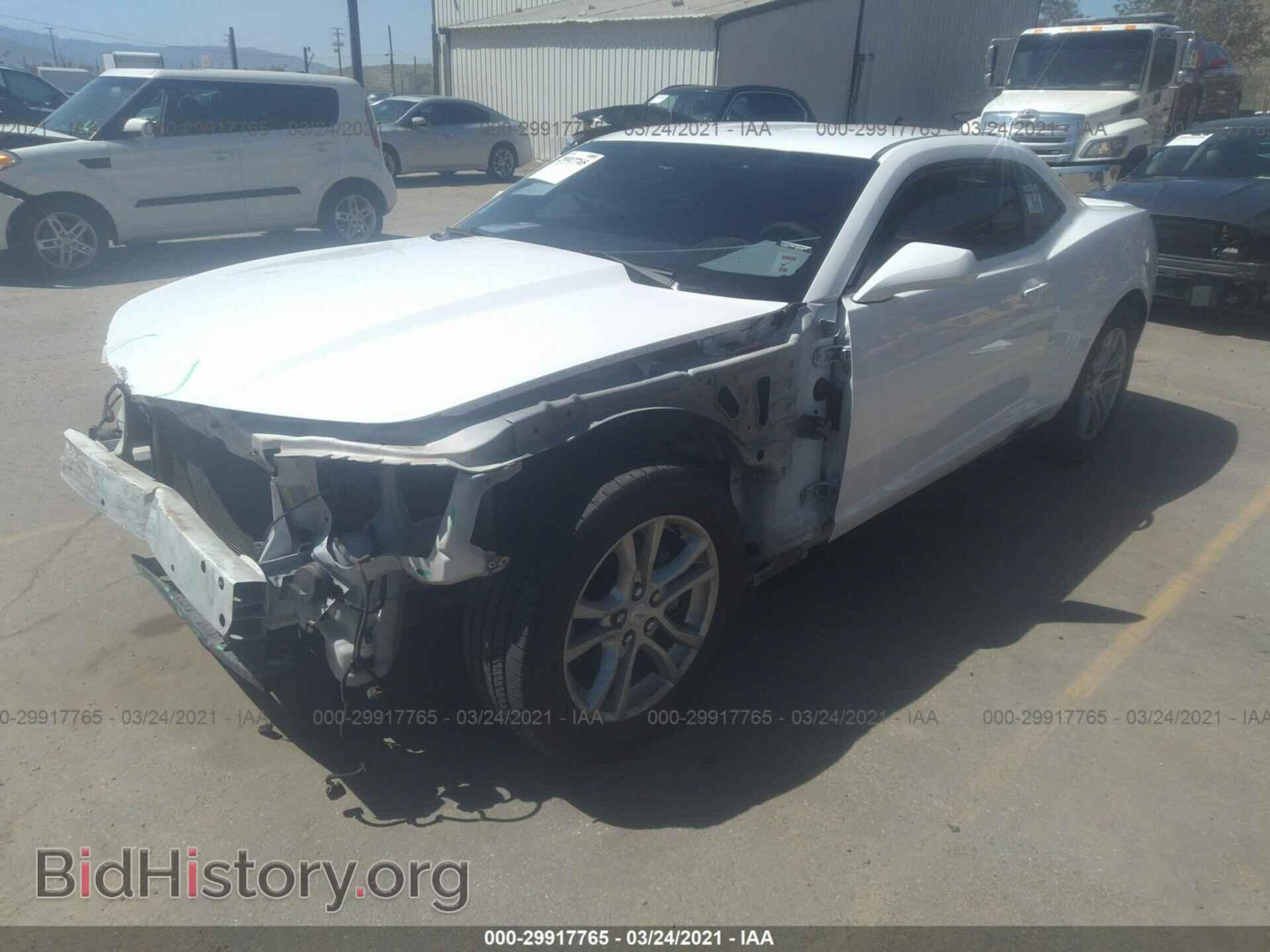 2012 CHEVROLET CAMARO - VIN: 2G1FA1E30C9182334 - Фото 2