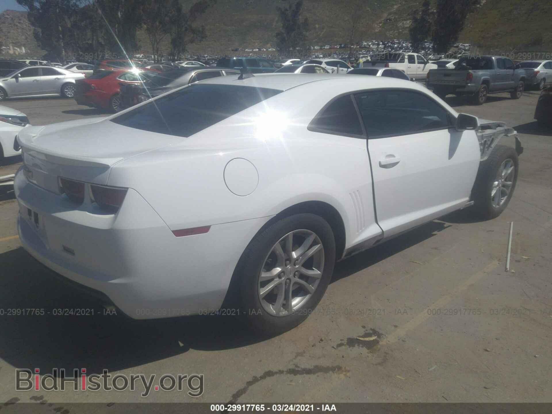 2012 CHEVROLET CAMARO - VIN: 2G1FA1E30C9182334 - Фото 4