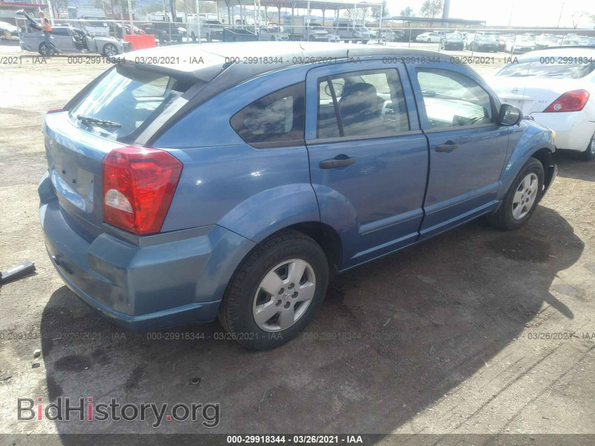 2007 DODGE CALIBER - VIN: 1B3HB28B27D269281 - Photo 4