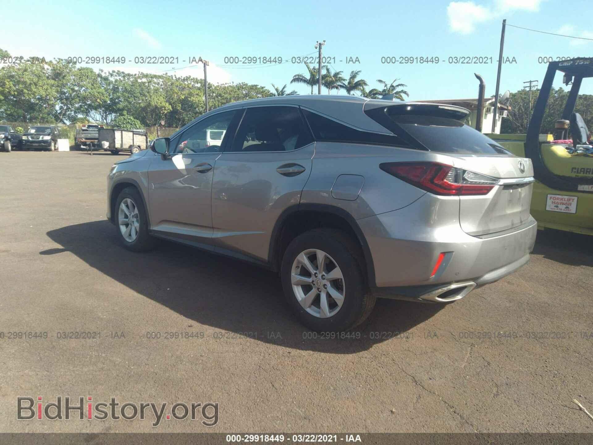 2017 LEXUS RX - VIN: 2T2ZZMCA7HC053493 - Фото 3