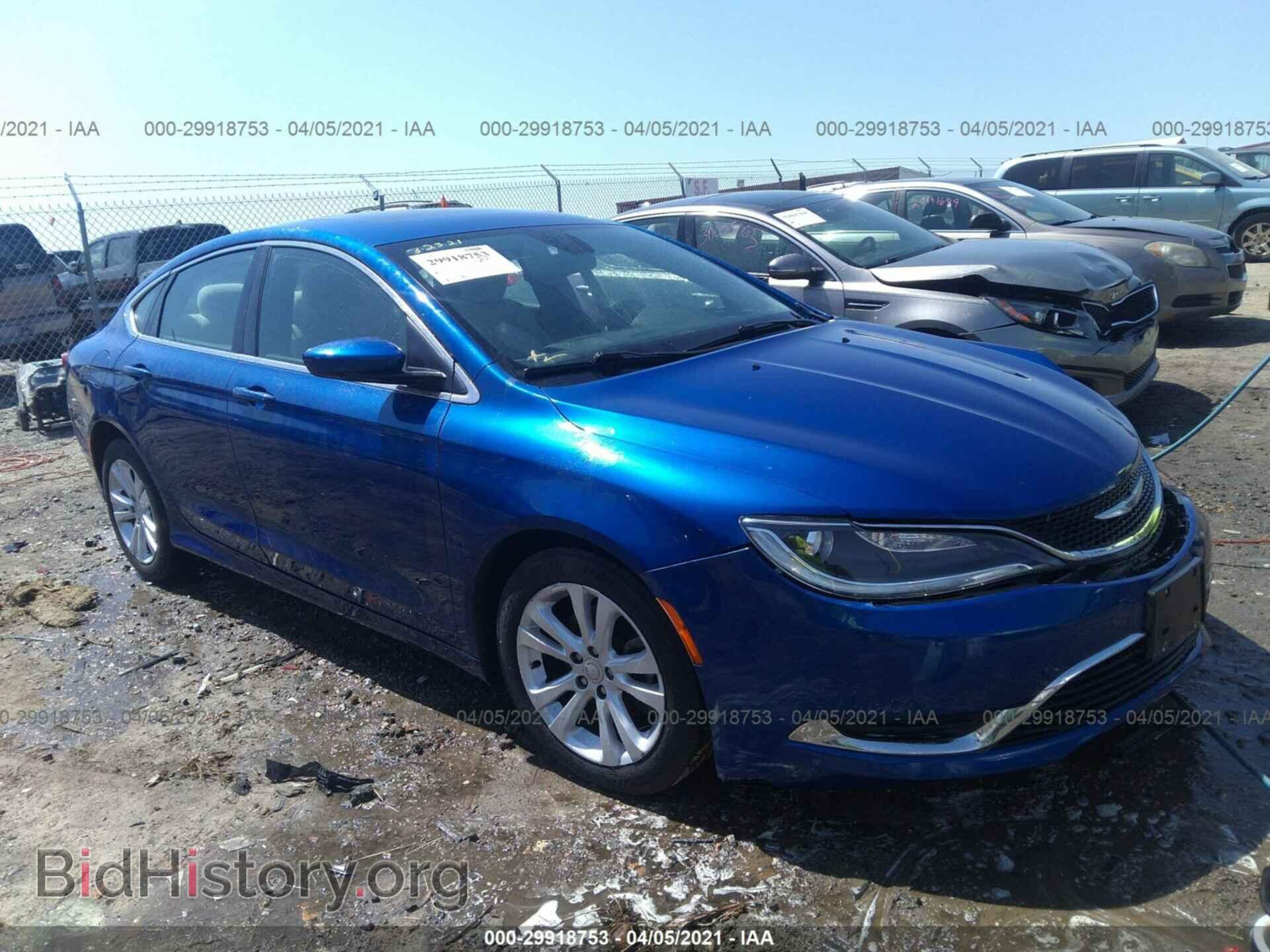 Фотография 1C3CCCAB5FN687479 - CHRYSLER 200 2015