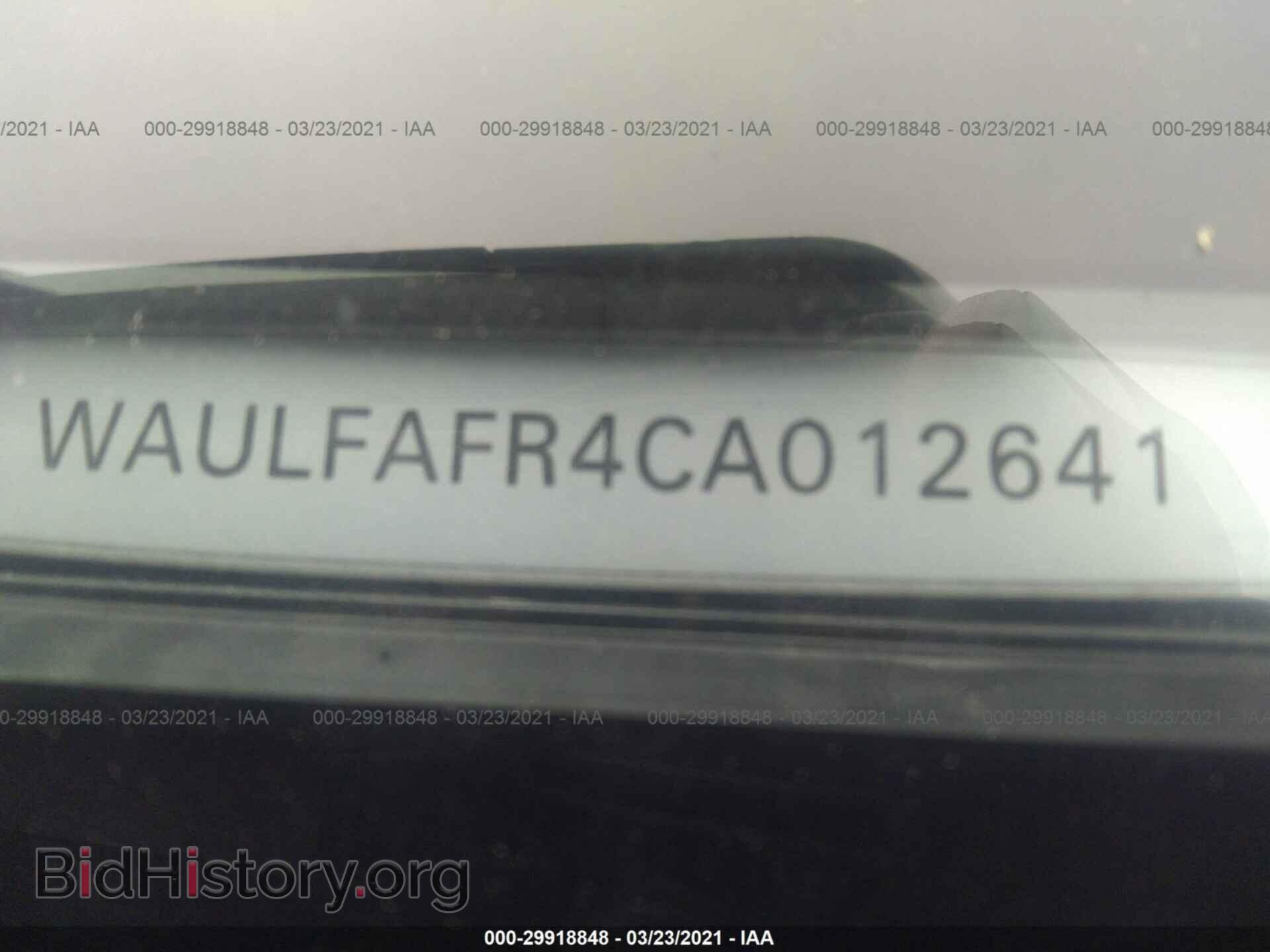 2012 AUDI A5 - VIN: WAULFAFR4CA012641 - Фото 9