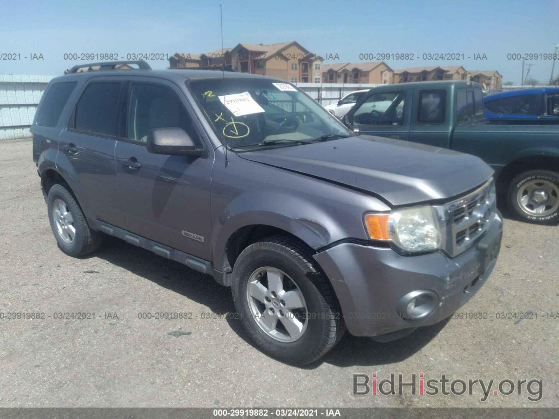 Photo 1FMCU03Z28KB50179 - FORD ESCAPE 2008