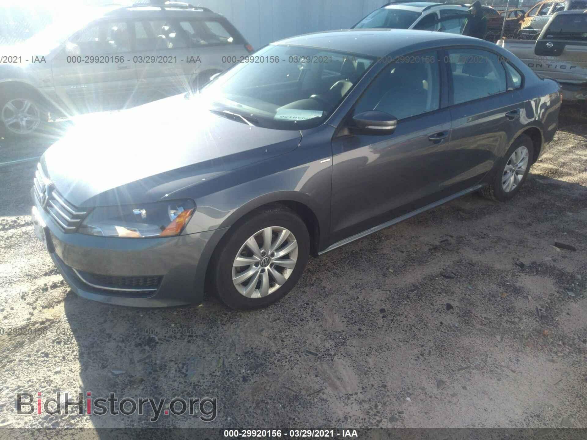 2014 VOLKSWAGEN PASSAT - VIN: 1VWAP7A36EC001884 - Фото 2