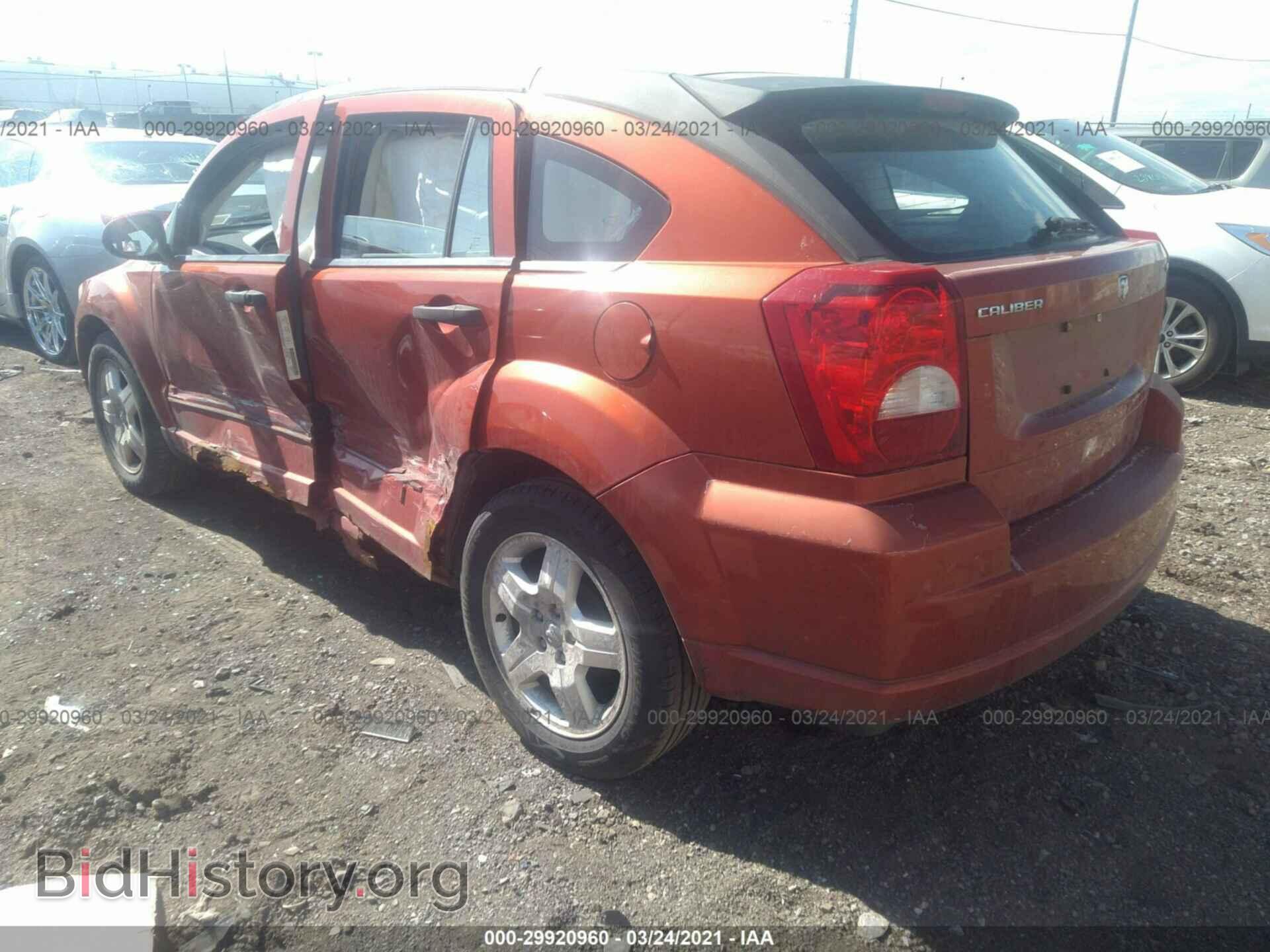 2007 DODGE CALIBER - VIN: 1B3HB48B17D206801 - Фото 3