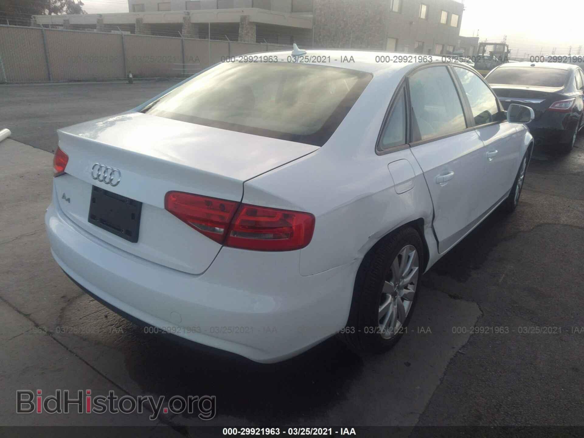 2014 AUDI A4 - VIN: WAUAFAFL8EA008338 - Фото 4