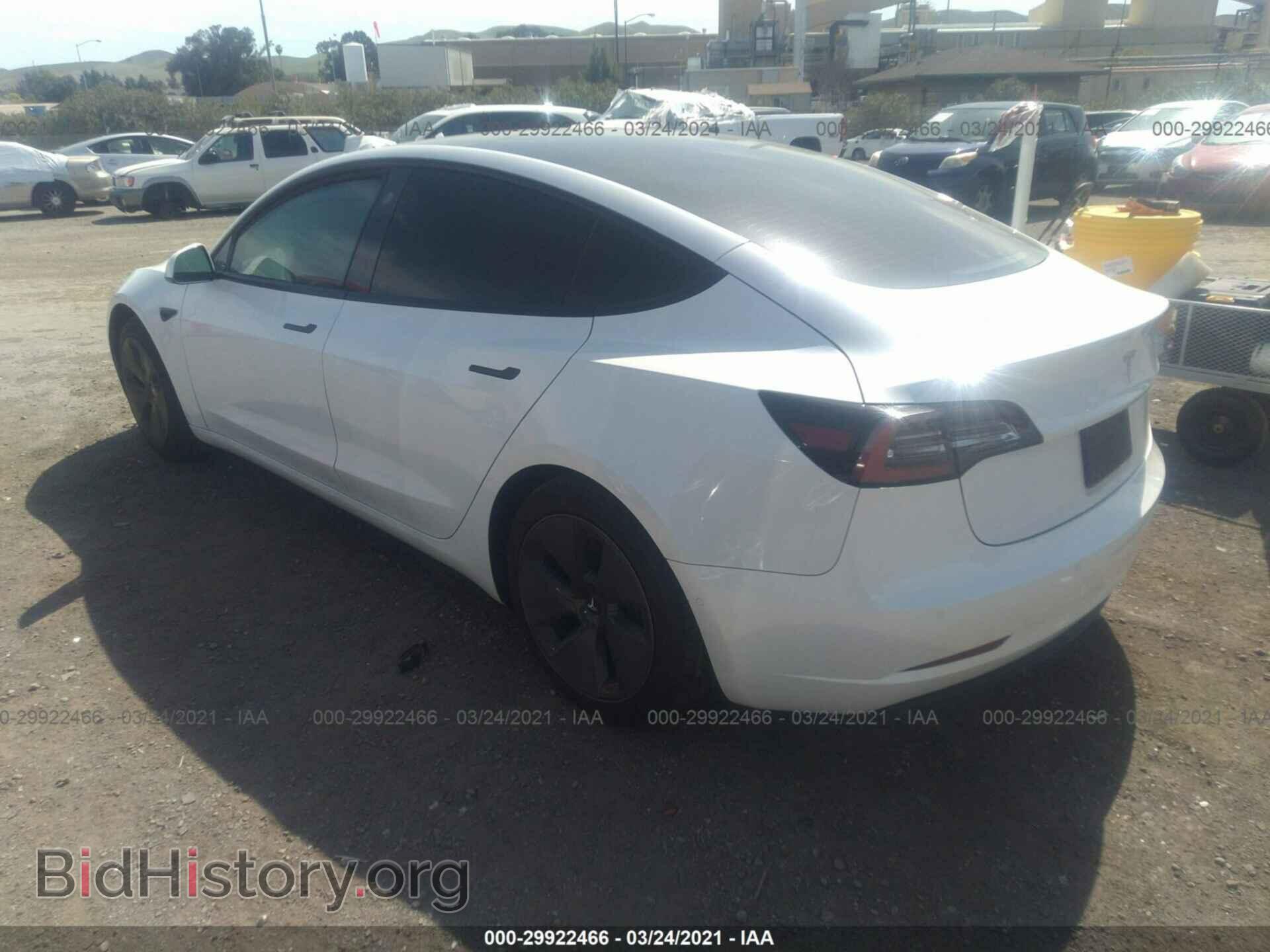 2021 TESLA MODEL 3 - VIN: 5YJ3E1EA8MF877834 - Photo 3