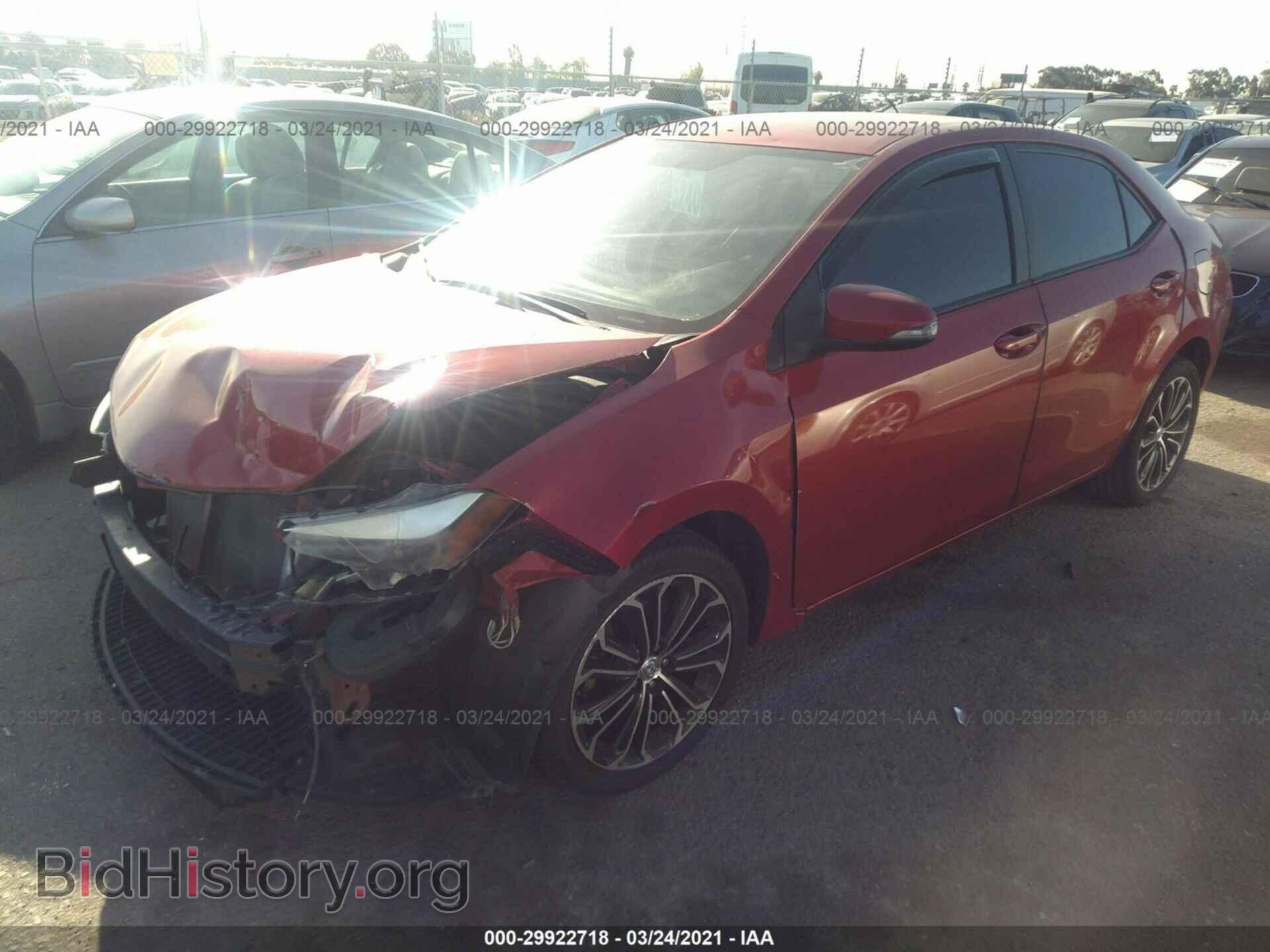 2014 TOYOTA COROLLA - VIN: 5YFBURHE4EP175818 - Фото 2