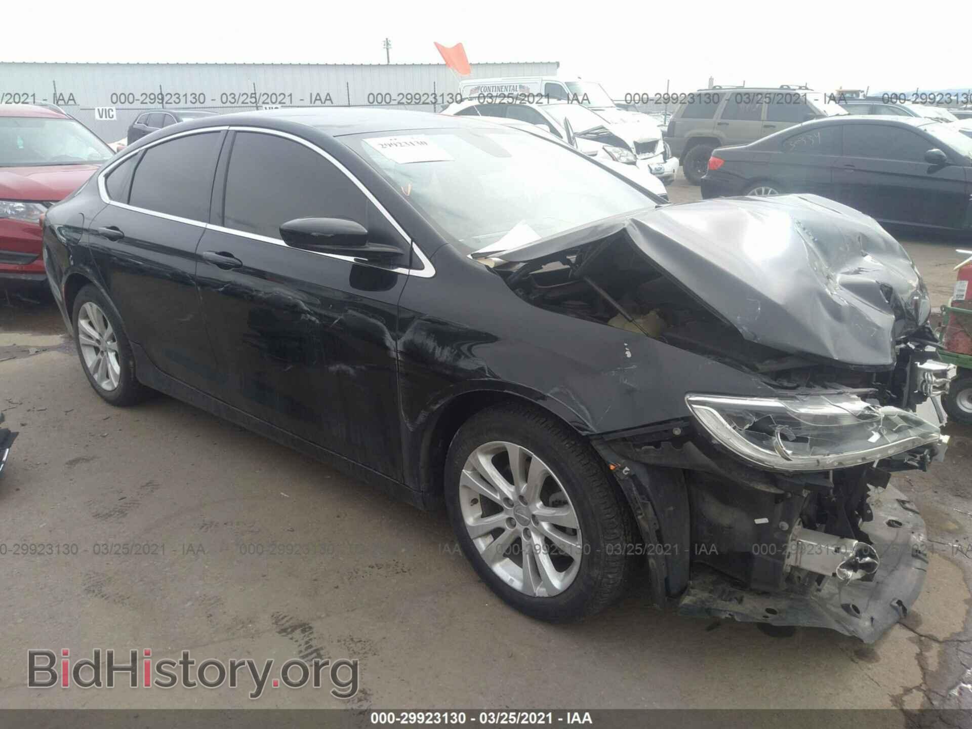 Фотография 1C3CCCAB9GN132214 - CHRYSLER 200 2016
