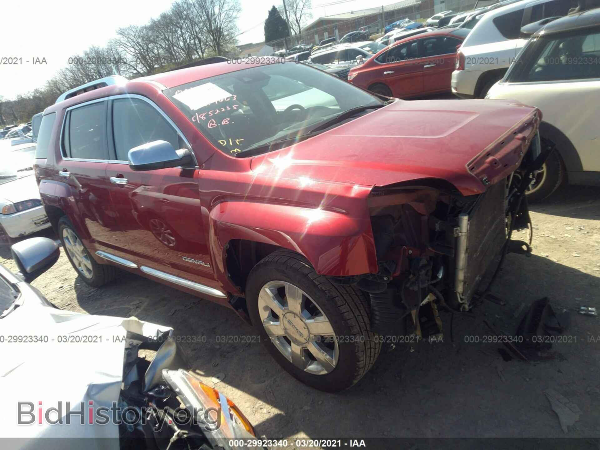Фотография 2GKFLYE39D6419663 - GMC TERRAIN 2013