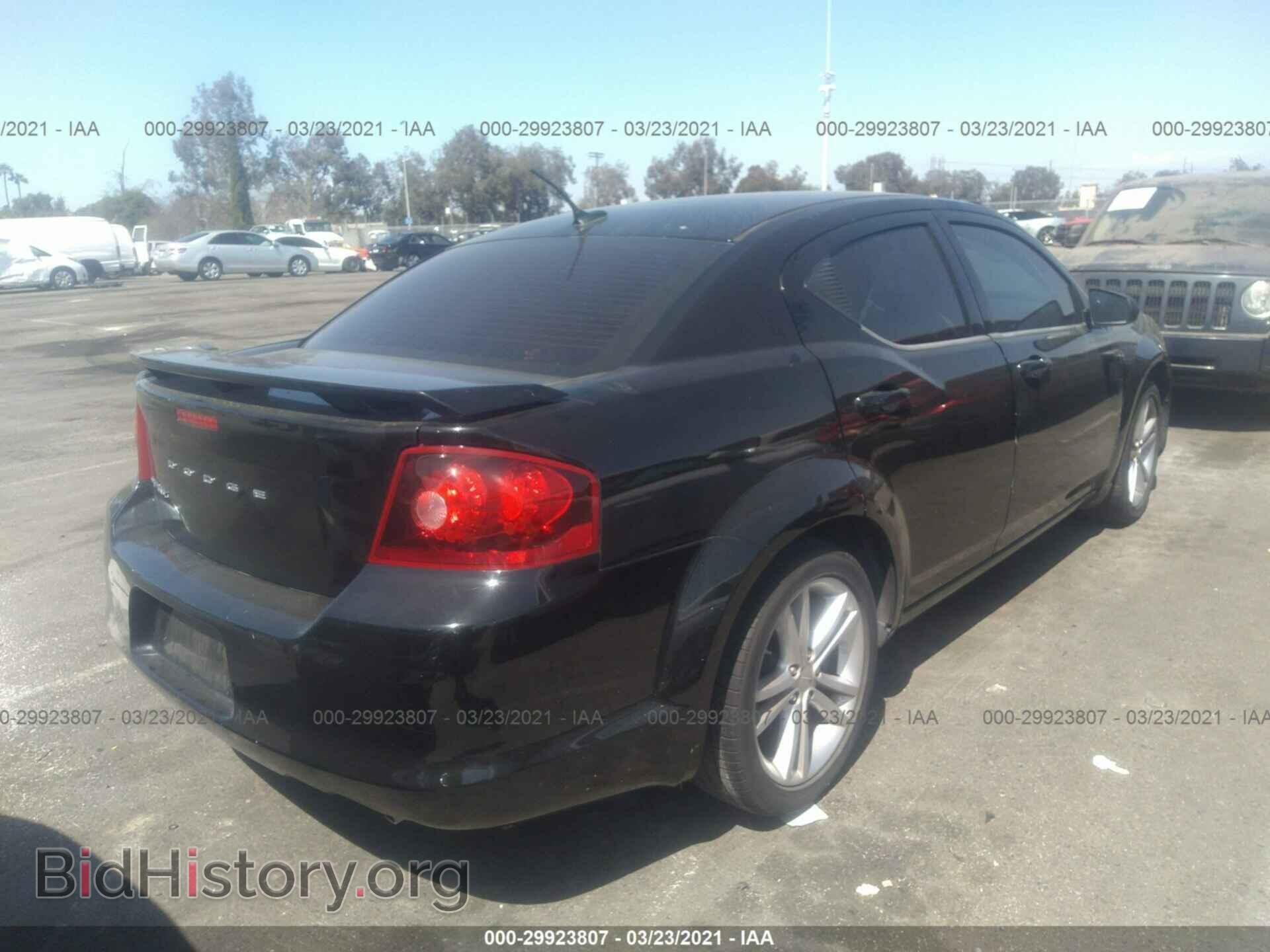 2013 DODGE AVENGER - VIN: 1C3CDZAG6DN748976 - Фото 4
