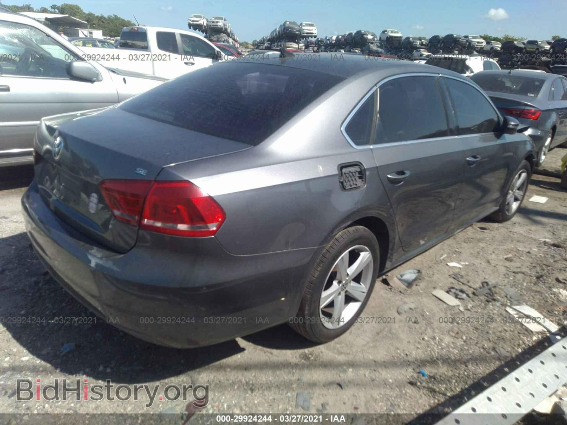 2012 VOLKSWAGEN PASSAT - VIN: 1VWBP7A32CC042109 - Фото 4