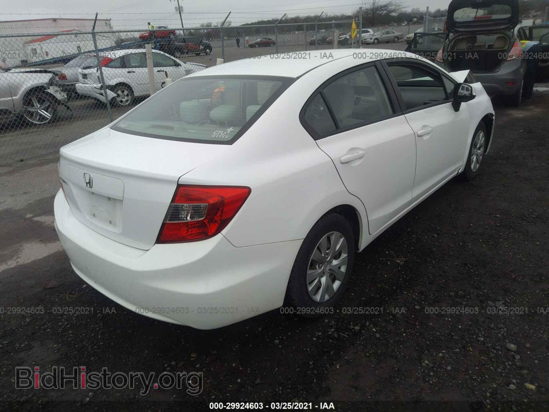 2012 HONDA CIVIC SDN - VIN: 19XFB2F59CE383032 - Фото 4