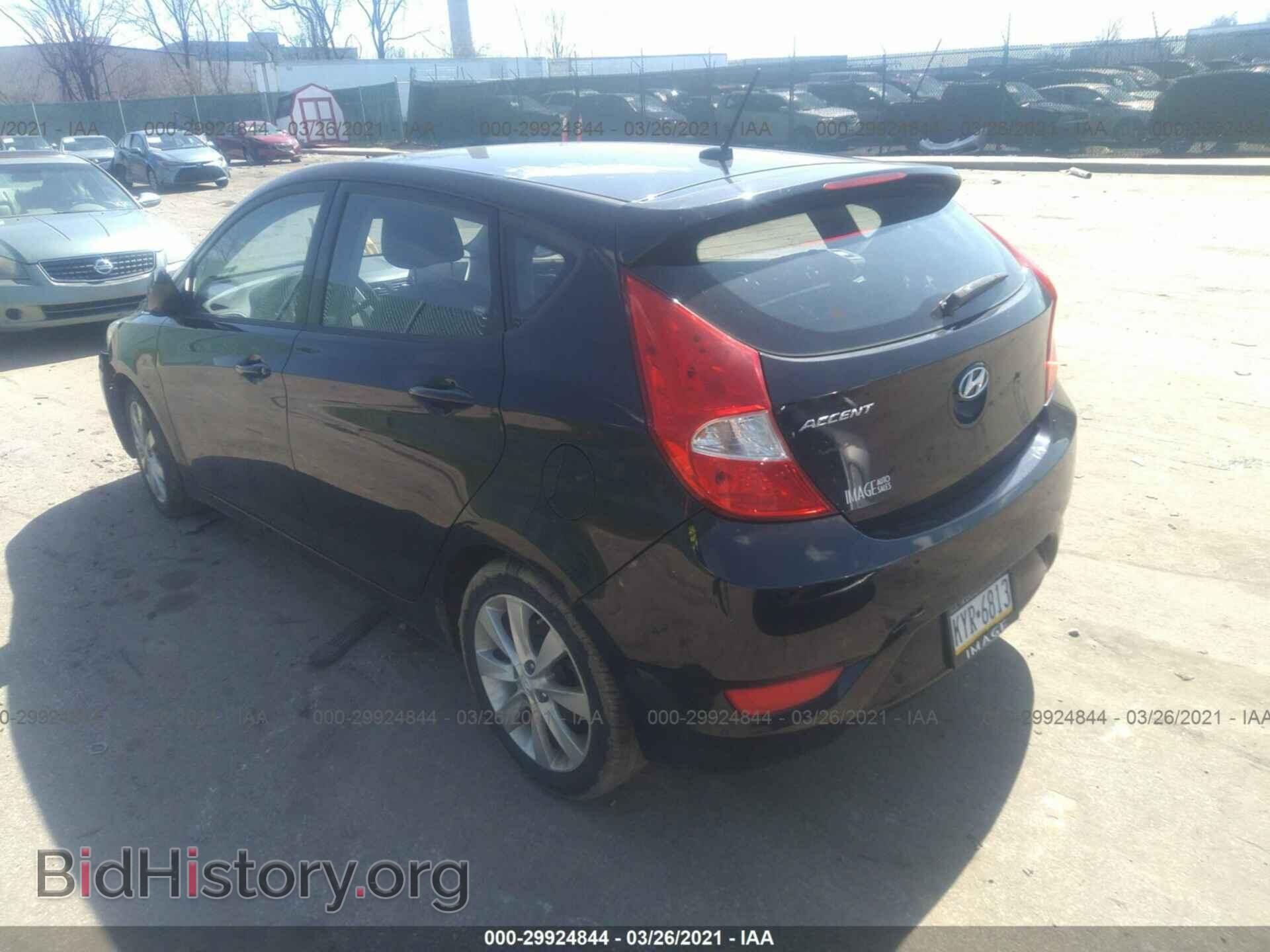 2012 HYUNDAI ACCENT - VIN: KMHCU5AE5CU031505 - Фото 3