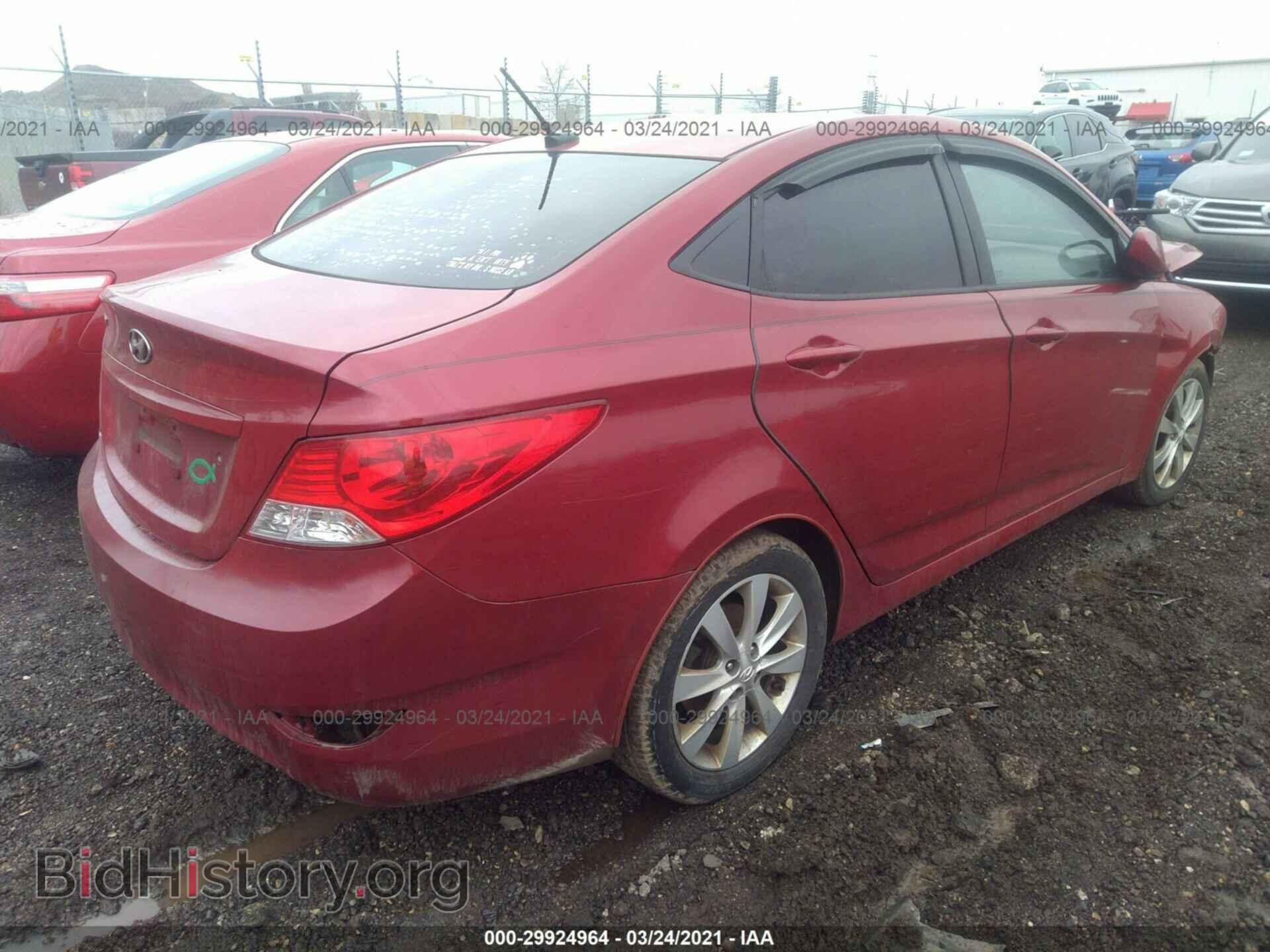 2014 HYUNDAI ACCENT - VIN: KMHCU4AE3EU676022 - Фото 4