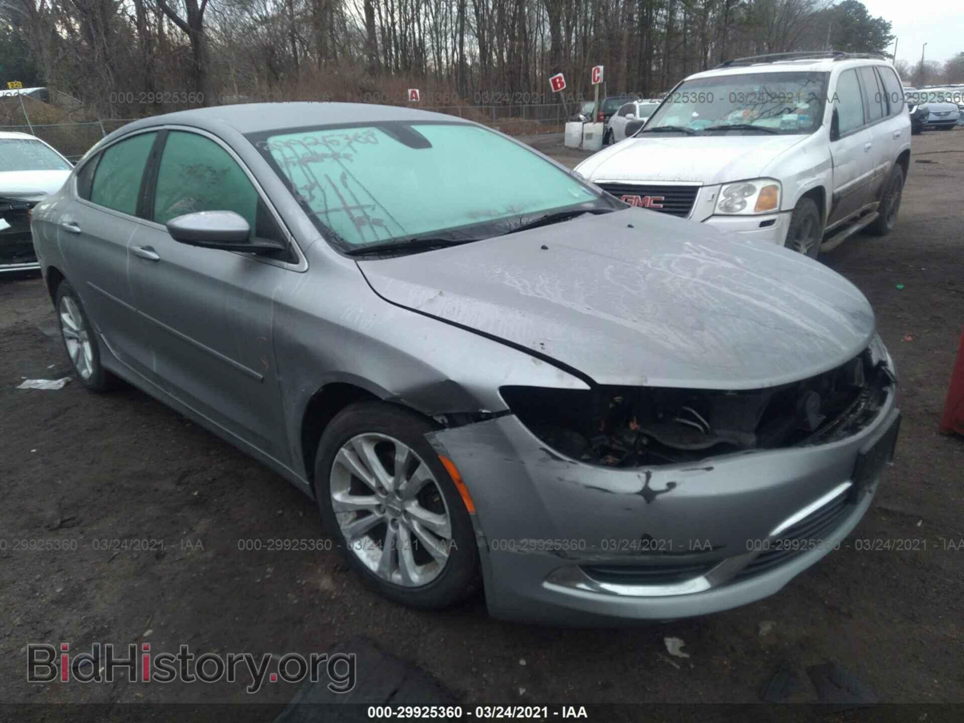 Фотография 1C3CCCAB0FN662814 - CHRYSLER 200 2015