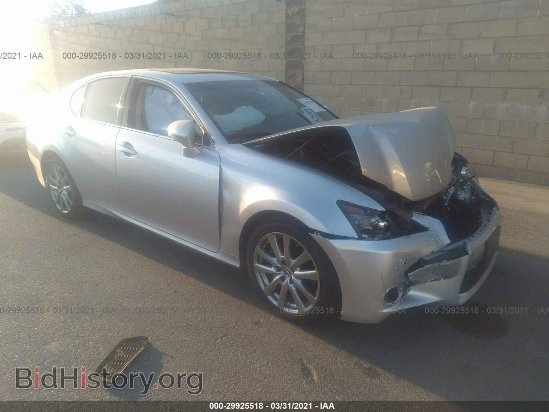 Photo JTHBE1BL2D5022533 - LEXUS GS 350 2013