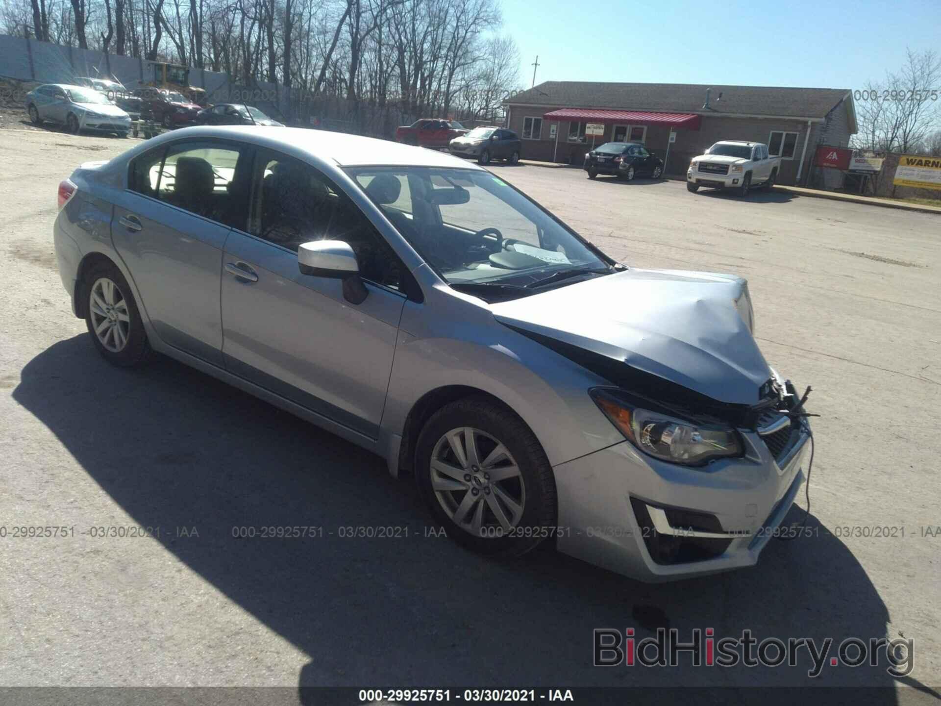 Photo JF1GJAB67GH004714 - SUBARU IMPREZA SEDAN 2016