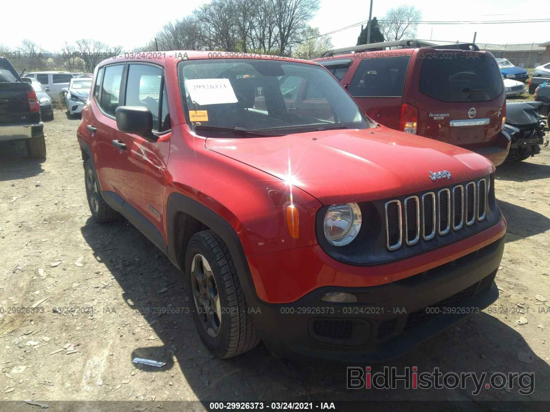 Фотография ZACCJAAT1FPB34172 - JEEP RENEGADE 2015