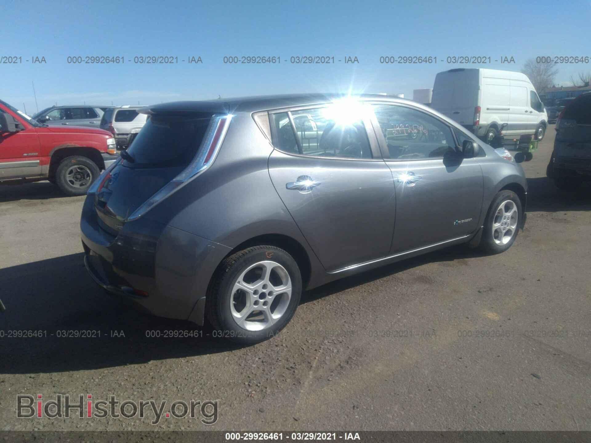 2014 NISSAN LEAF - VIN: 1N4AZ0CP5EC335625 - Фото 4
