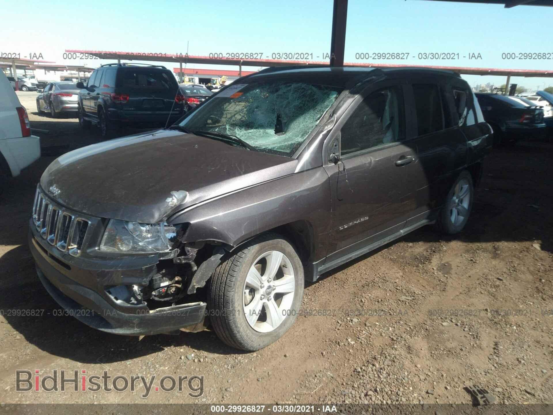 2016 JEEP COMPASS - VIN: 1C4NJCBA1GD641302 - Фото 2