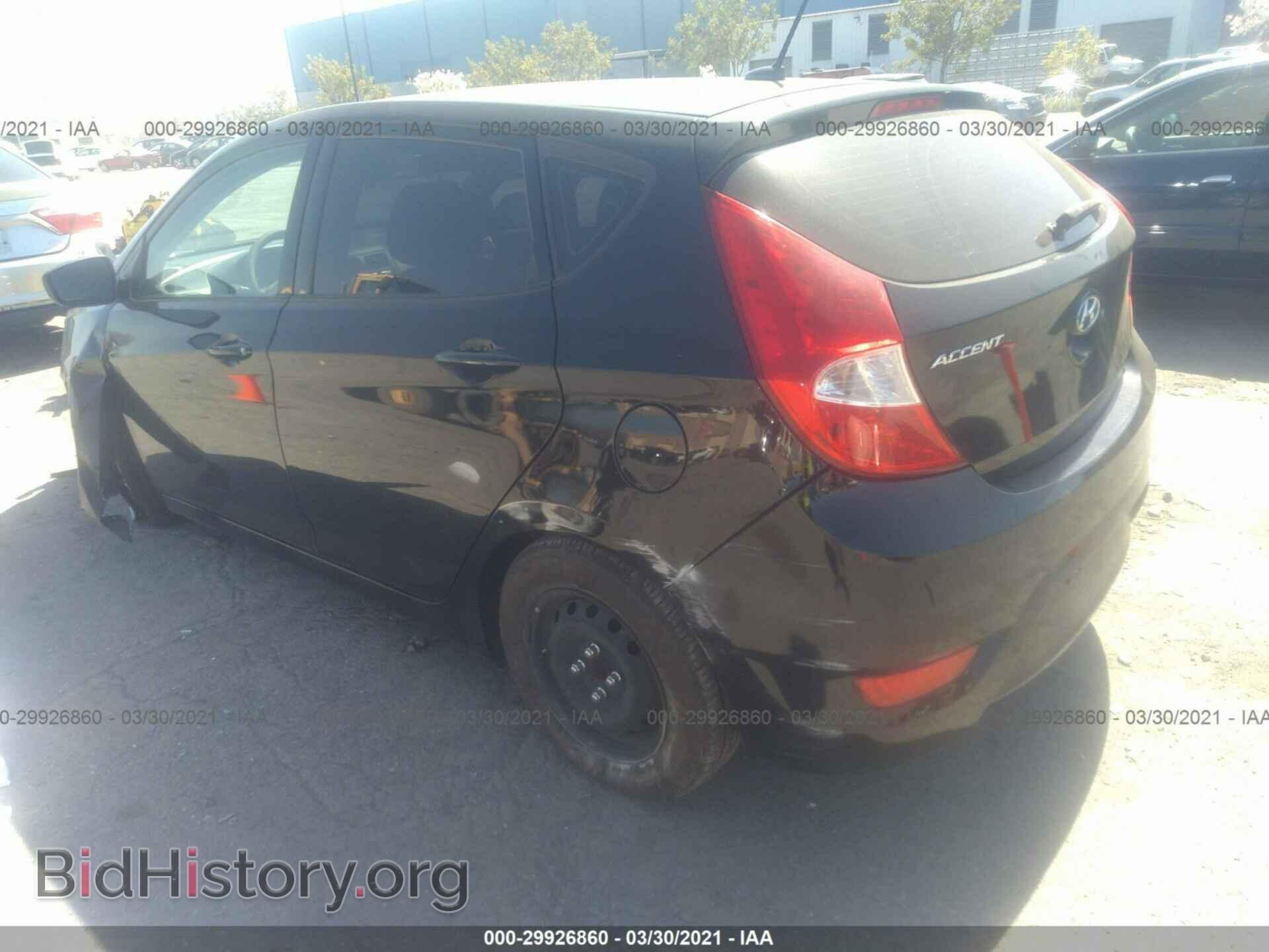 2017 HYUNDAI ACCENT - VIN: KMHCT5AE1HU344982 - Фото 3