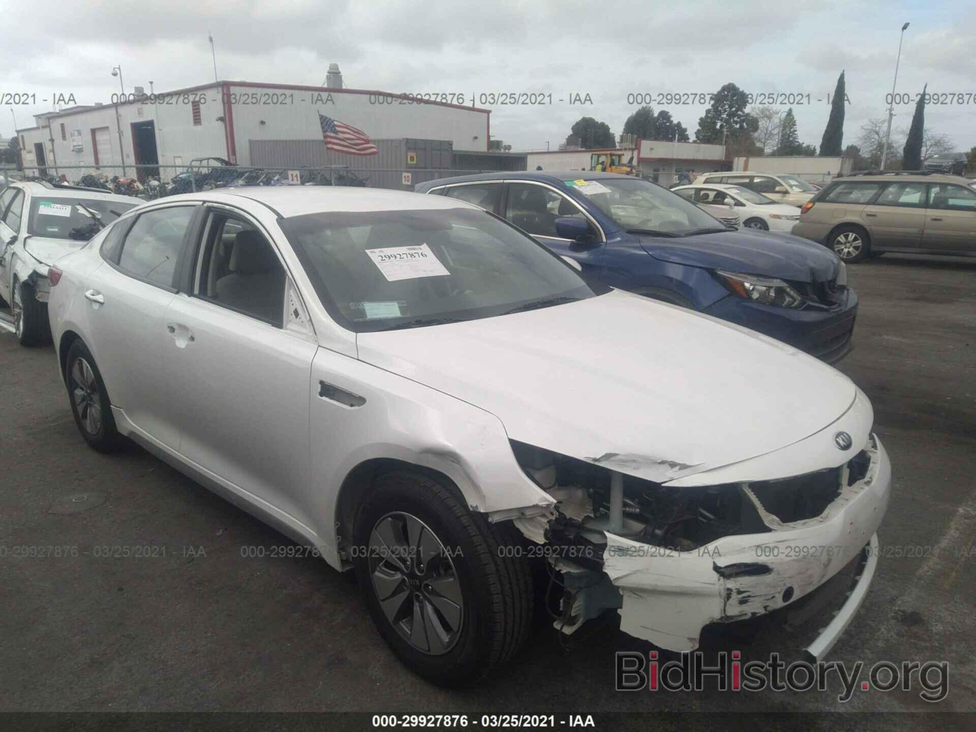 Photo KNAGT4LEXH5011099 - KIA OPTIMA HYBRID 2017