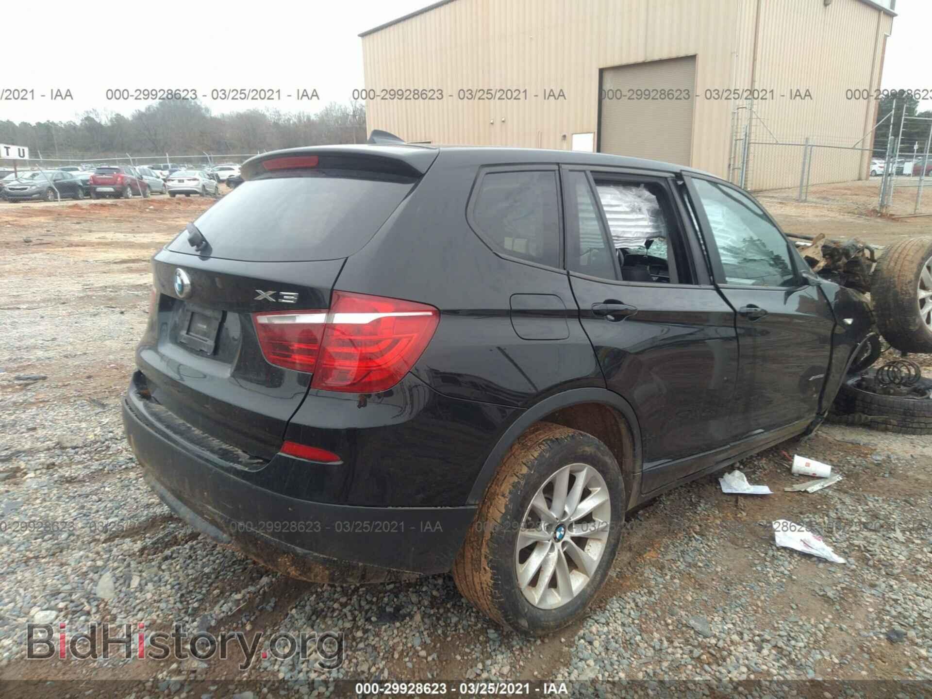 2013 BMW X3 - VIN: 5UXWX9C52D0A29587 - Фото 4