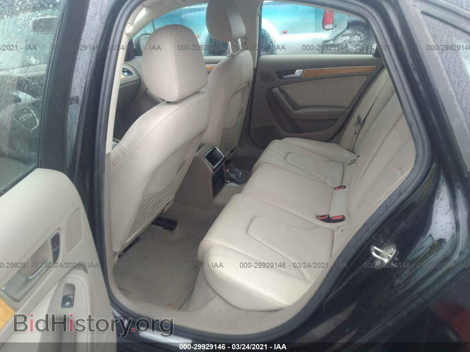 2009 AUDI A4 - VIN: WAULF78K19N014593 - Фото 8