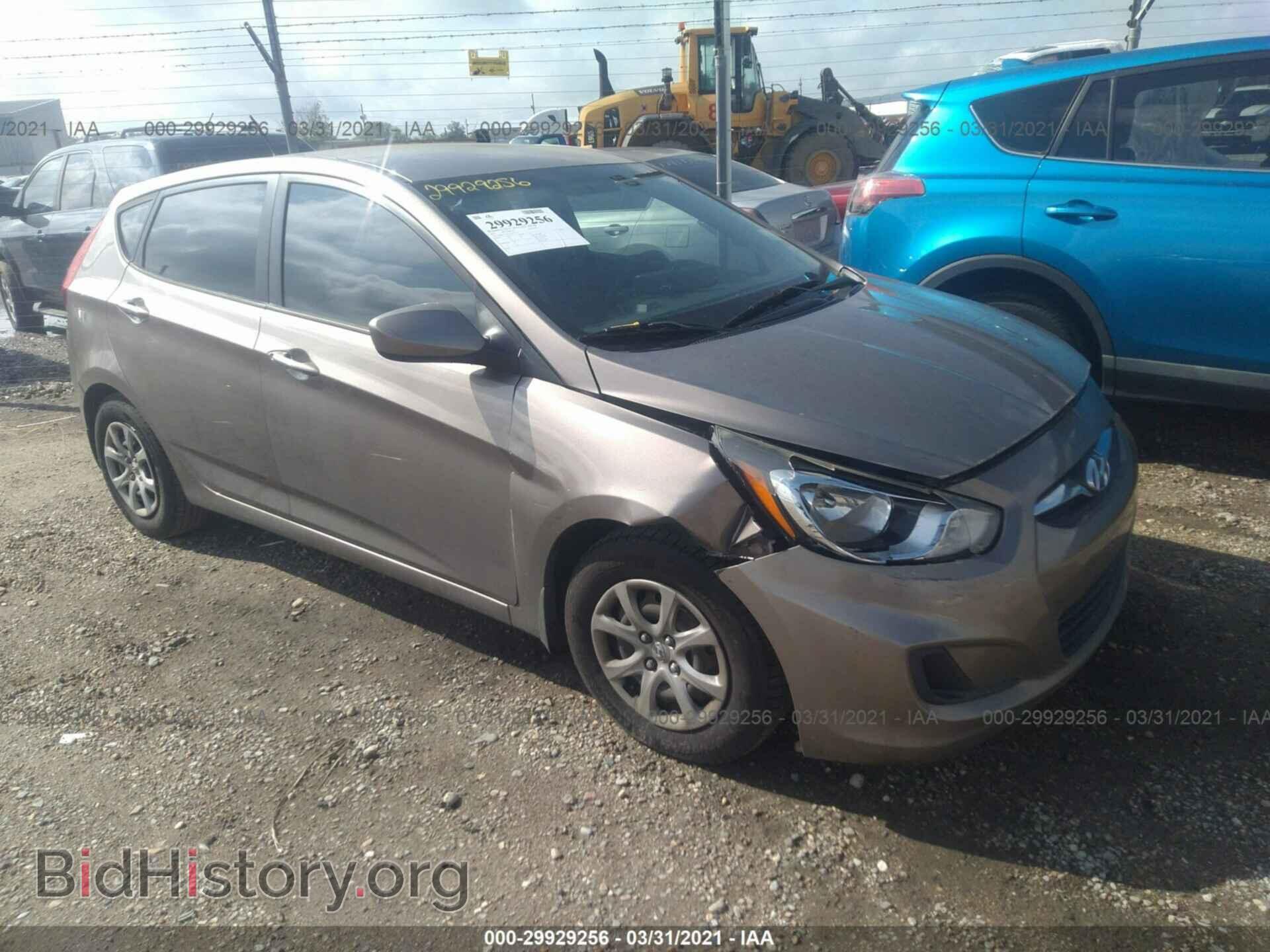 Фотография KMHCT5AE1CU047512 - HYUNDAI ACCENT 2012