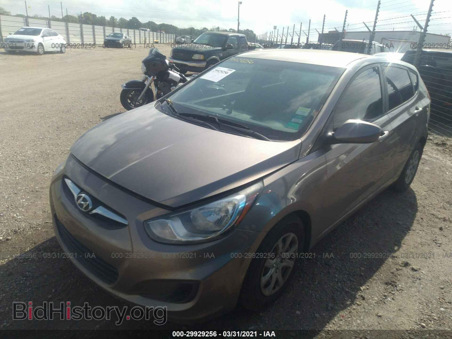 2012 HYUNDAI ACCENT - VIN: KMHCT5AE1CU047512 - Фото 2