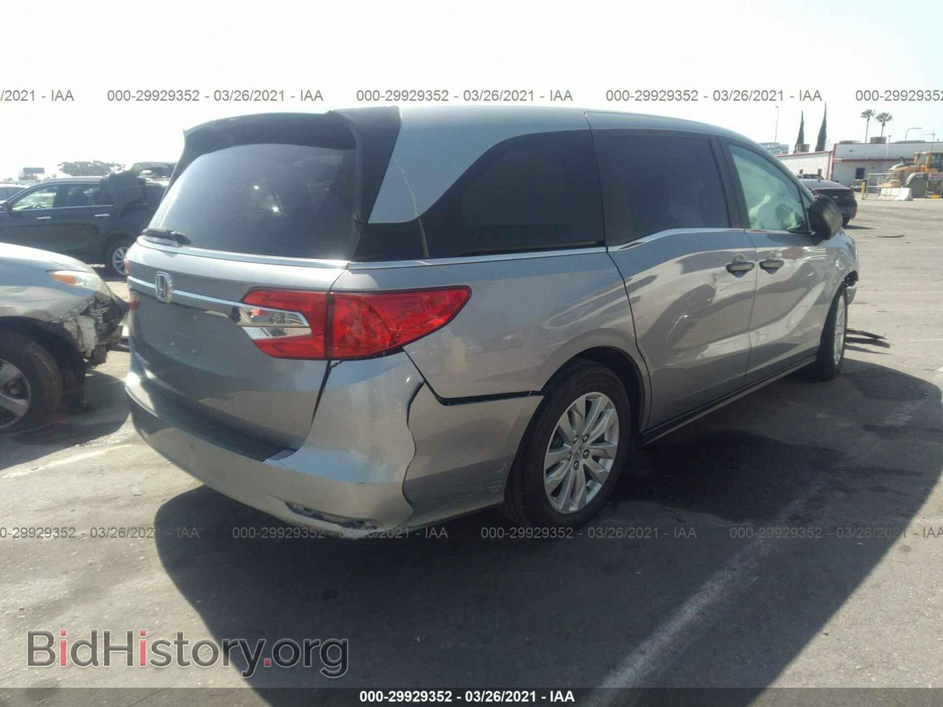 2018 HONDA ODYSSEY - VIN: 5FNRL6H20JB106930 - Фото 4