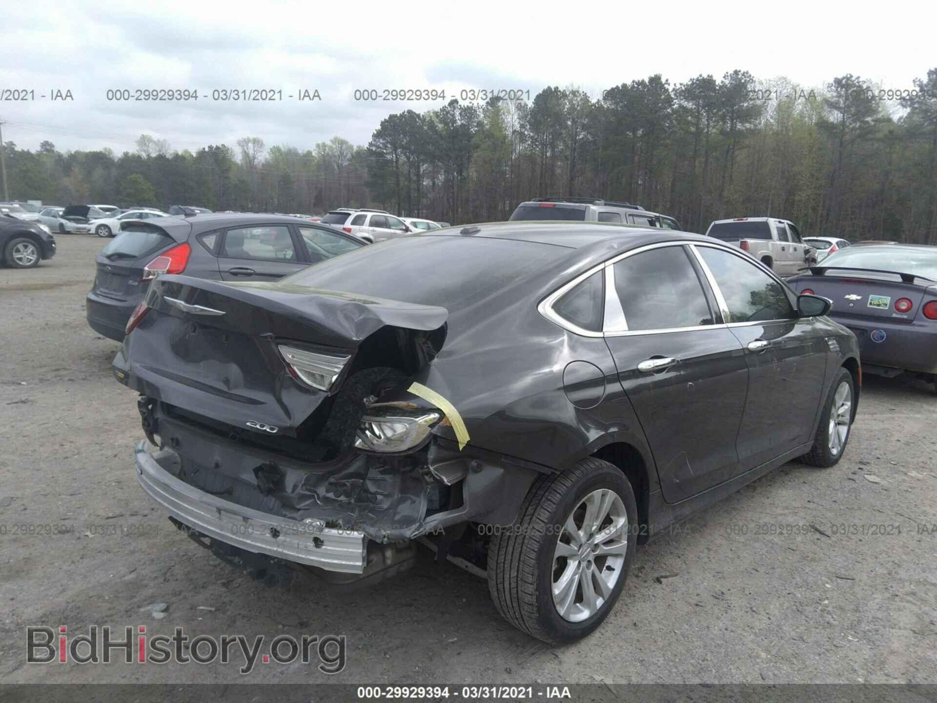 2016 CHRYSLER 200 - VIN: 1C3CCCAB2GN127355 - Фото 4