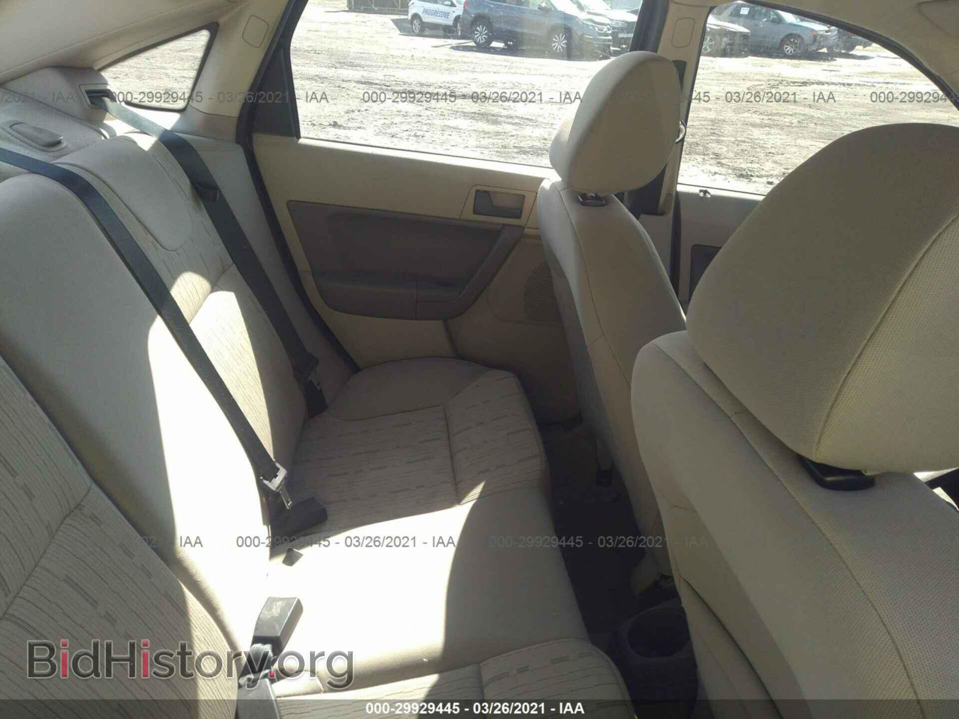 2008 FORD FOCUS - VIN: 1FAHP35N08W232553 - Фото 8