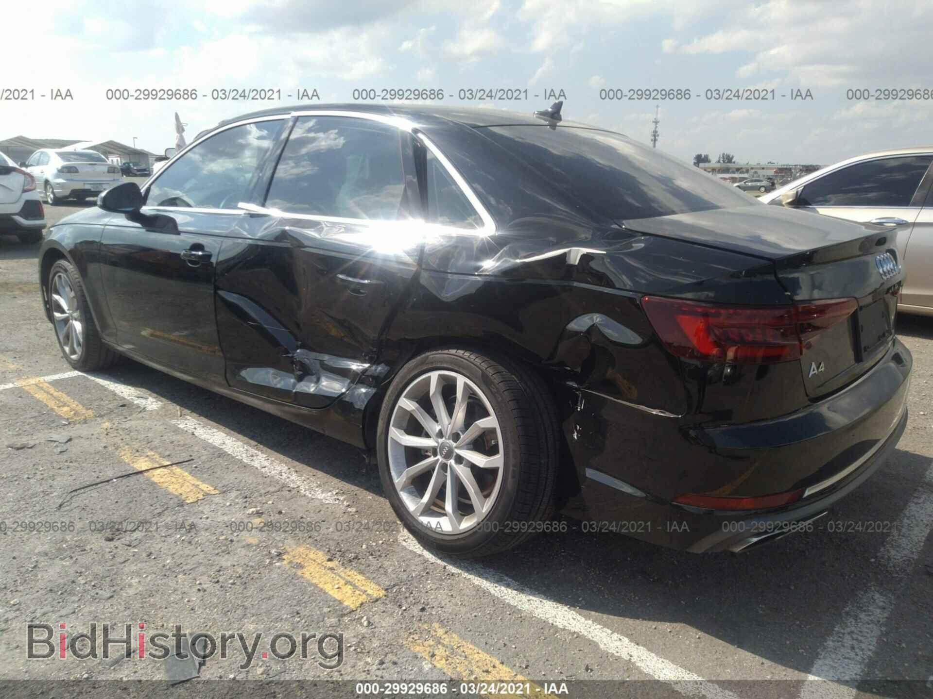 2019 AUDI A4 - VIN: WAUGMAF45KN002431 - Фото 3