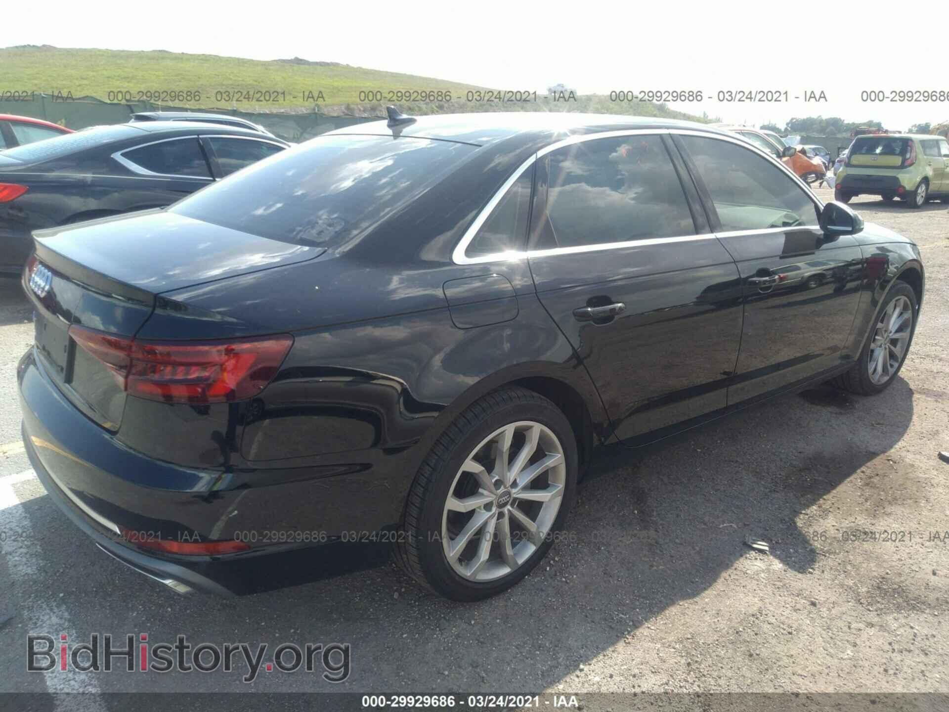 2019 AUDI A4 - VIN: WAUGMAF45KN002431 - Фото 4