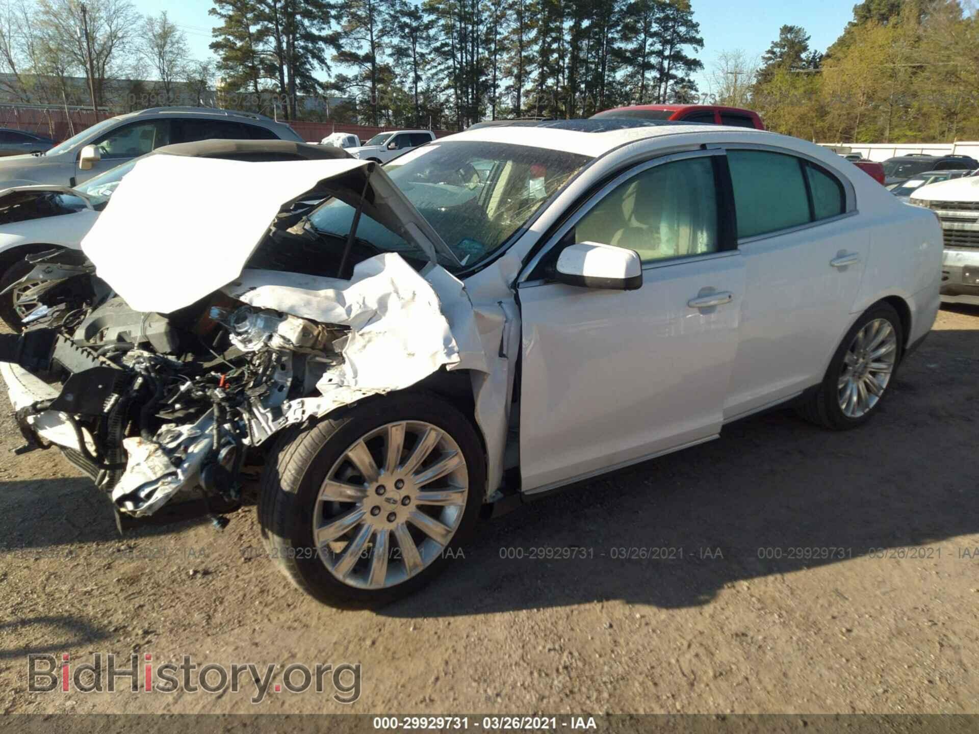 2012 LINCOLN MKS - VIN: 1LNHL9DRXCG807107 - Фото 2