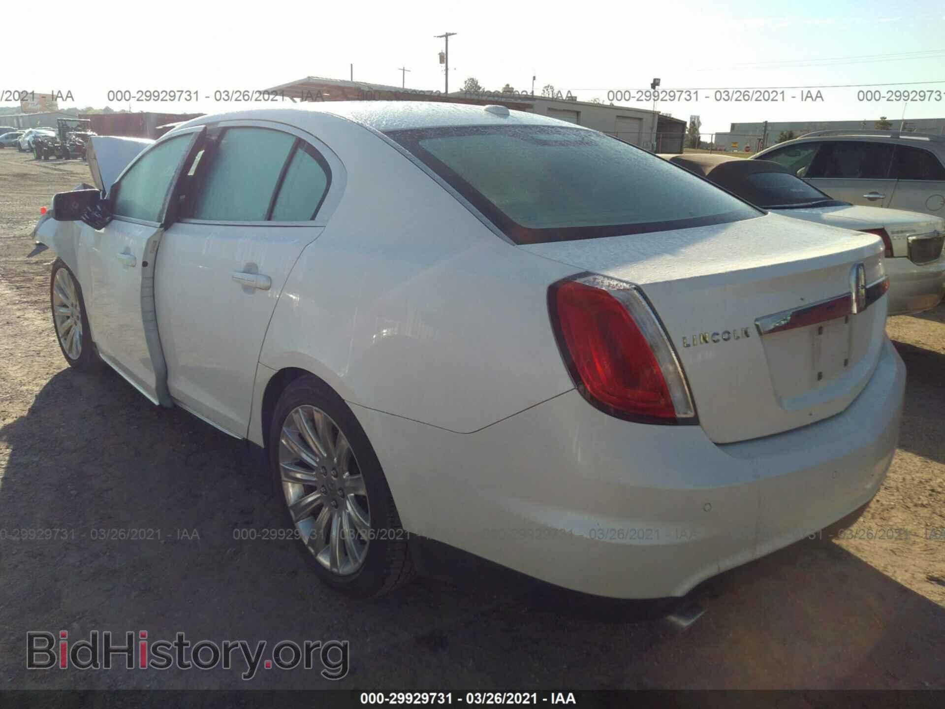 2012 LINCOLN MKS - VIN: 1LNHL9DRXCG807107 - Фото 3