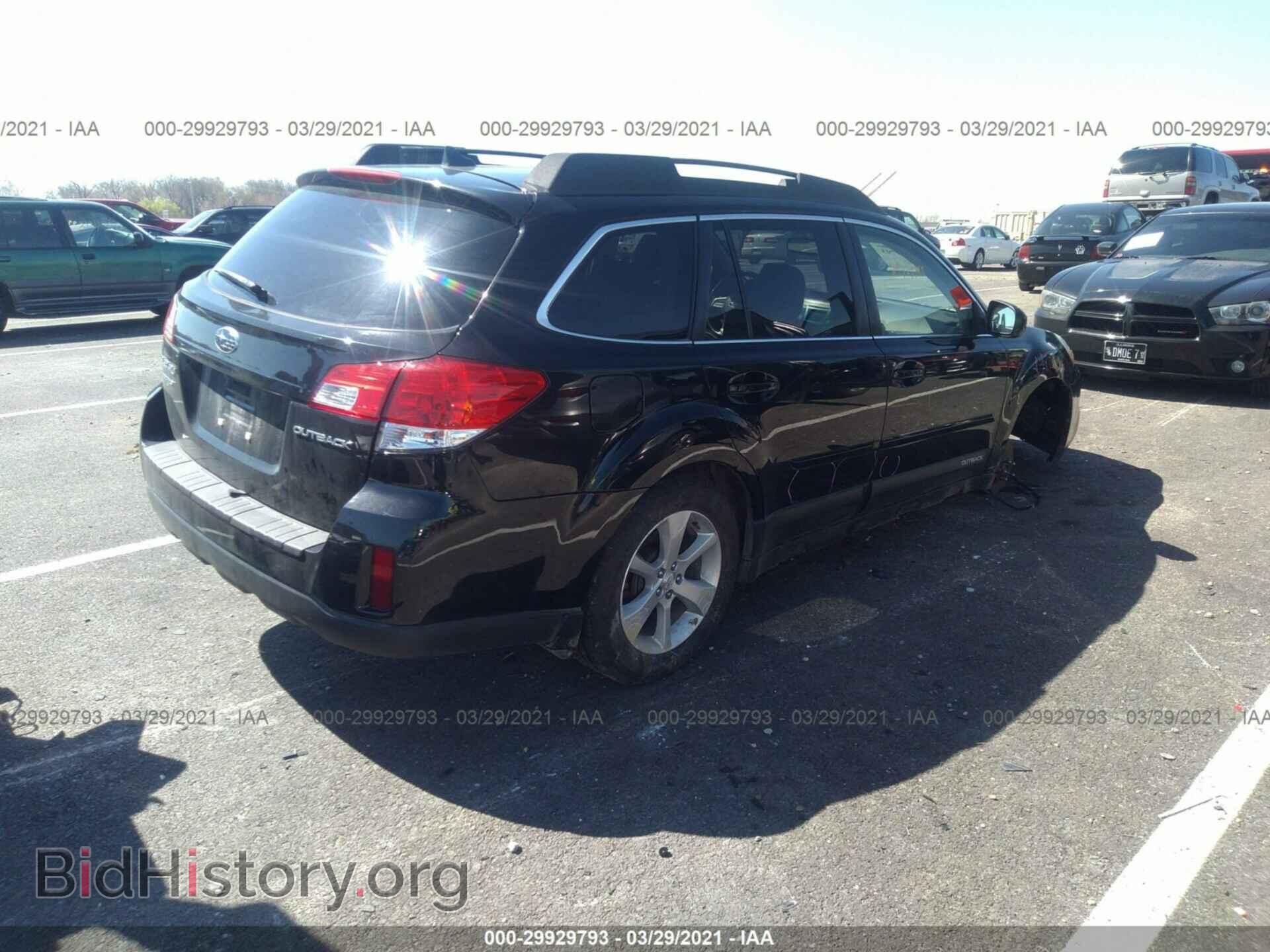 2013 SUBARU OUTBACK - VIN: 4S4BRCKC8D3266440 - Фото 4