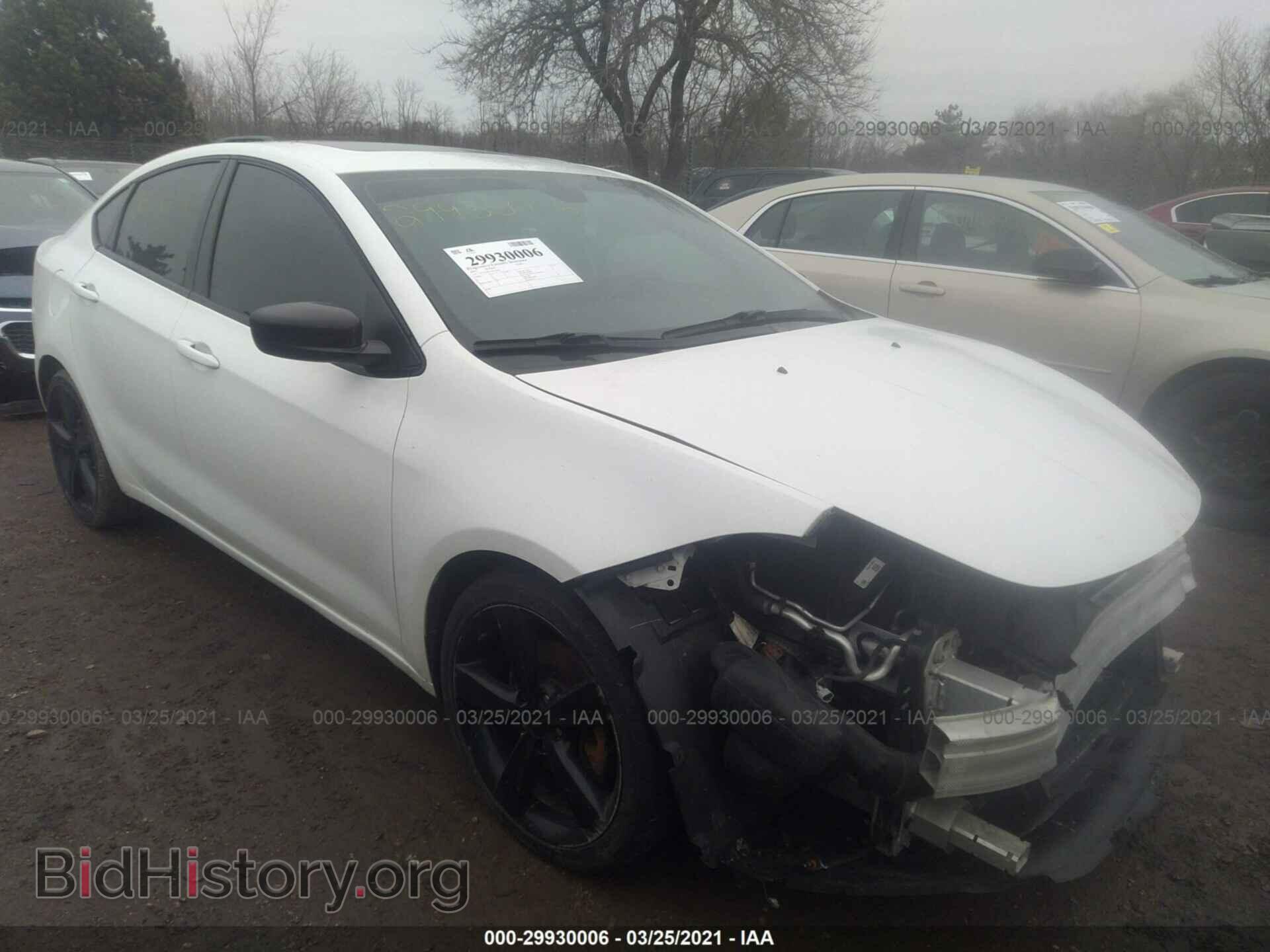 Фотография 1C3CDFBBXFD146625 - DODGE DART 2015