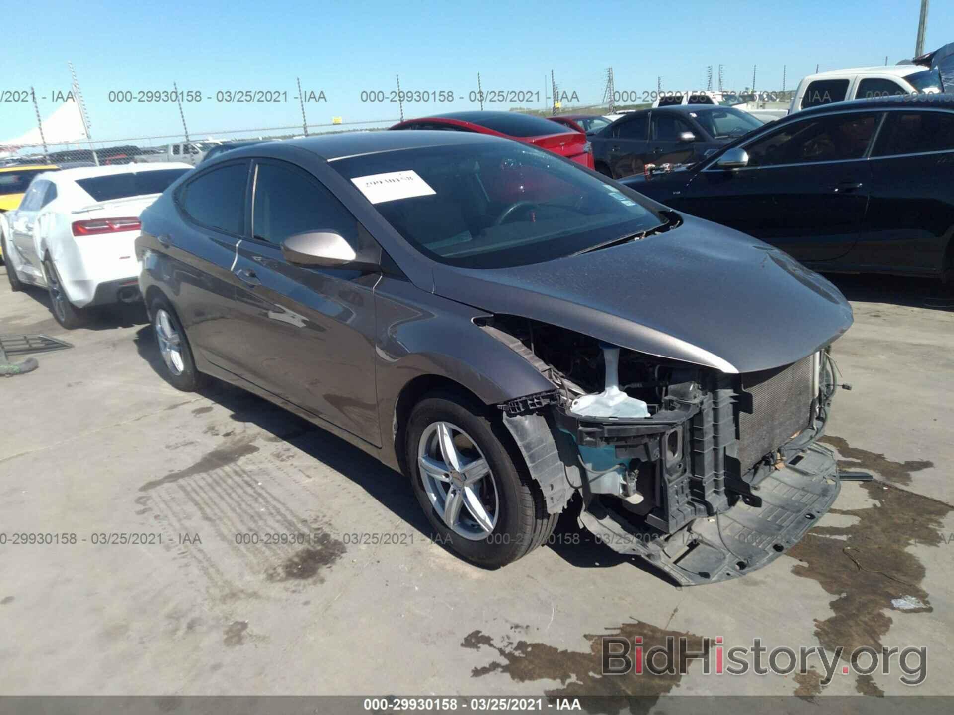 Photo 5NPDH4AE1EH529902 - HYUNDAI ELANTRA 2014