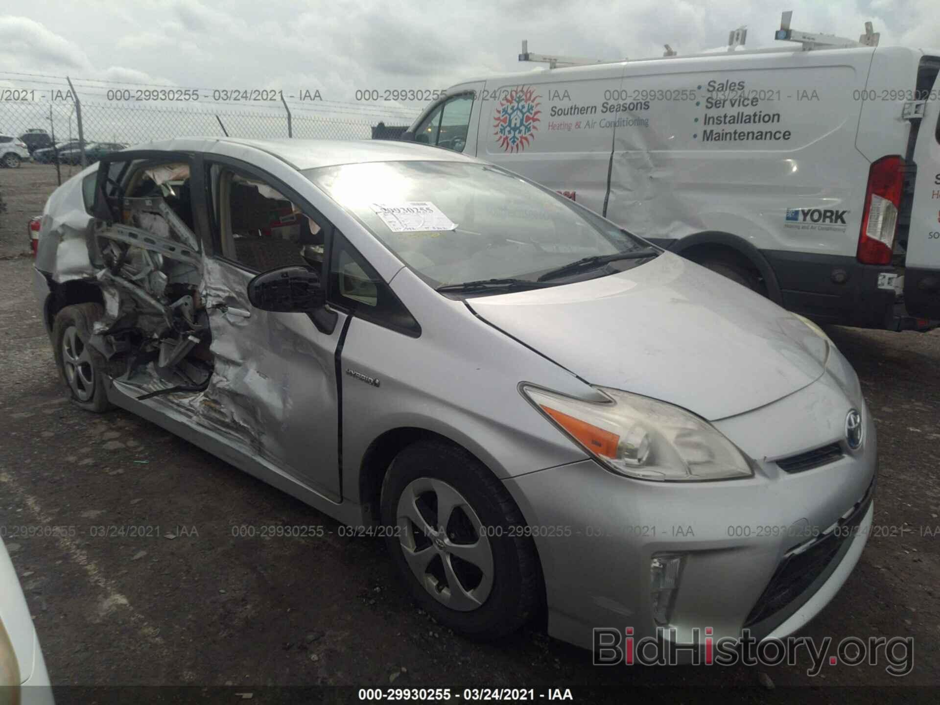 Photo JTDKN3DU2C1503567 - TOYOTA PRIUS 2012