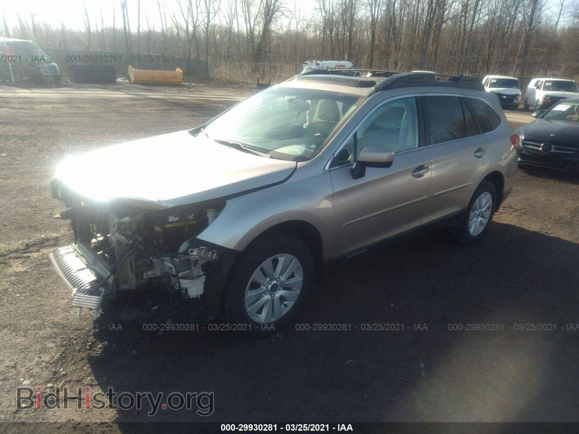 2015 SUBARU OUTBACK - VIN: 4S4BSAEC0F3353871 - Фото 2