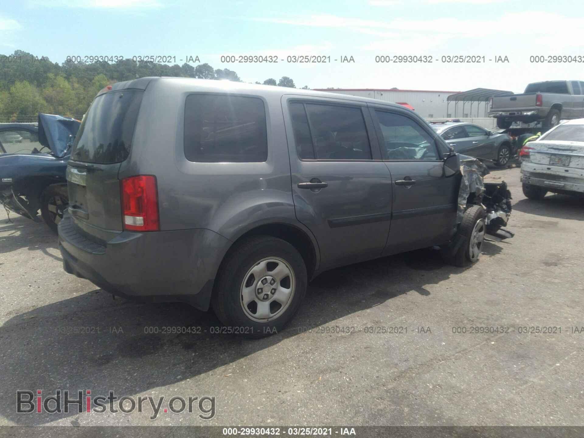 2012 HONDA PILOT - VIN: 5FNYF3H25CB009257 - Фото 4