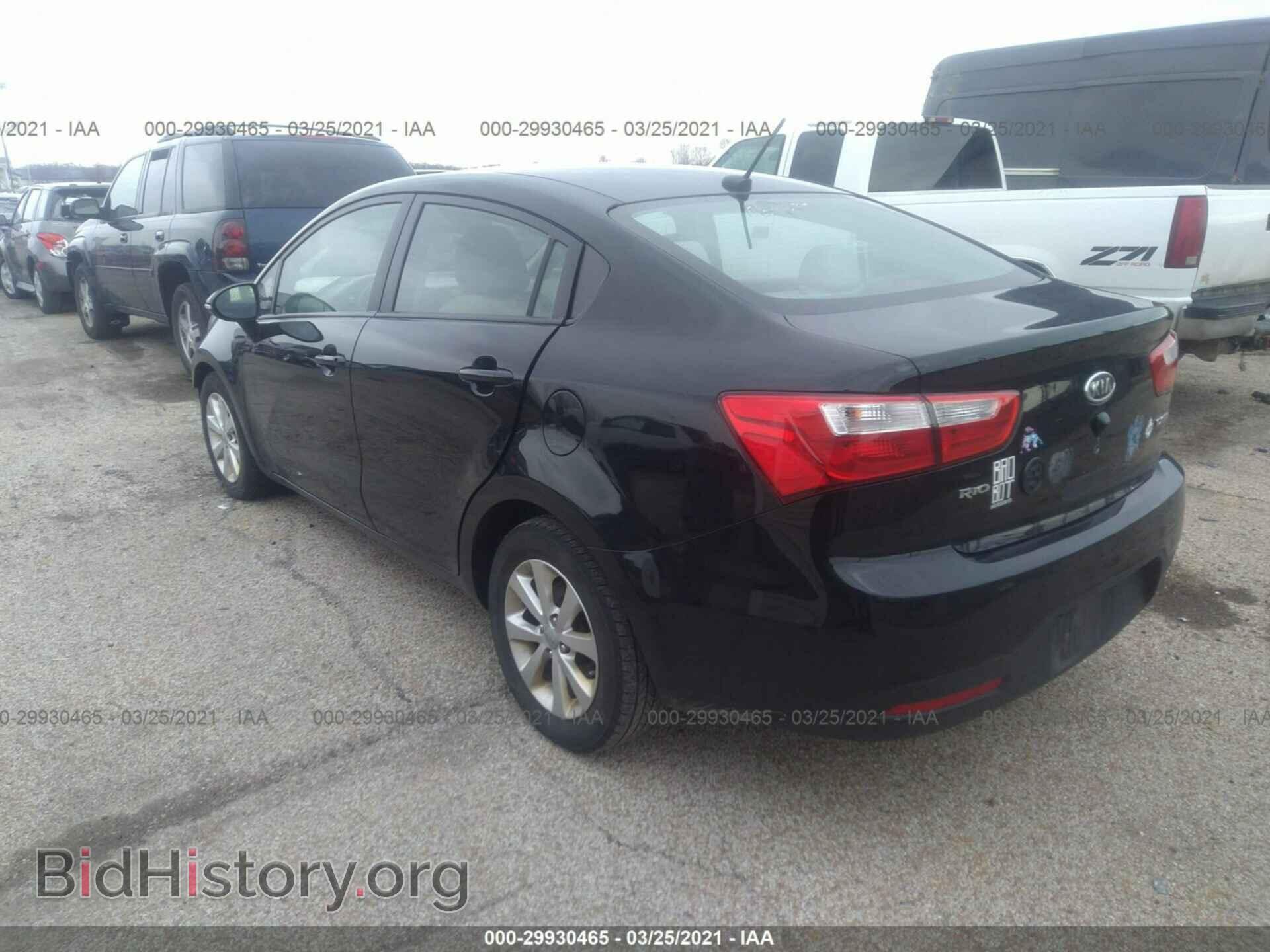 2012 KIA RIO - VIN: KNADN4A39C6046525 - Фото 3