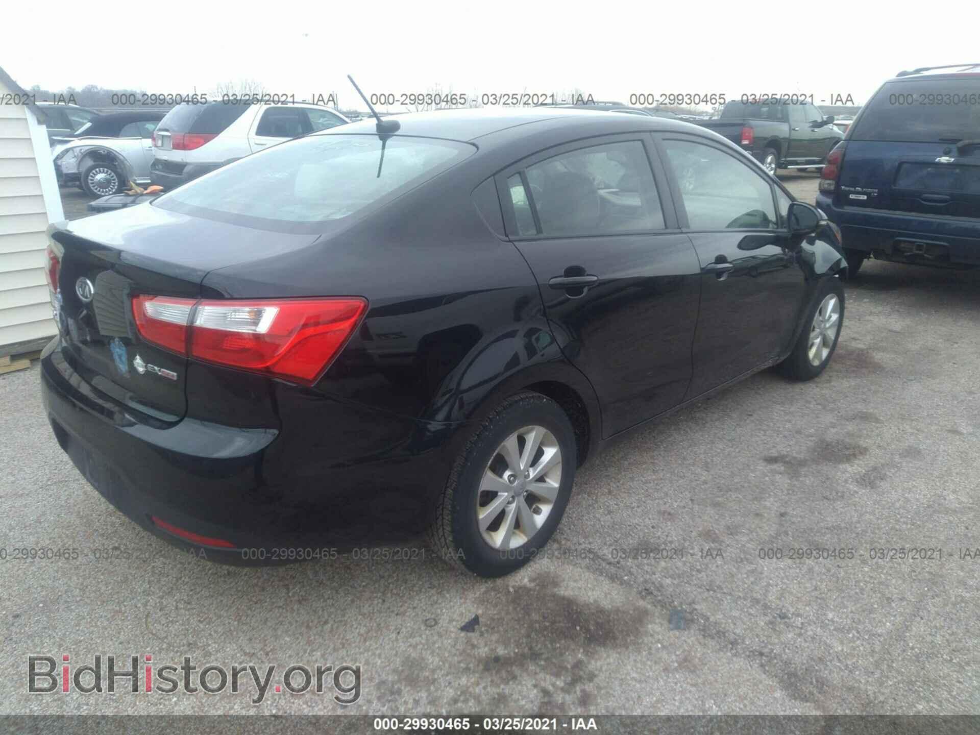 2012 KIA RIO - VIN: KNADN4A39C6046525 - Фото 4
