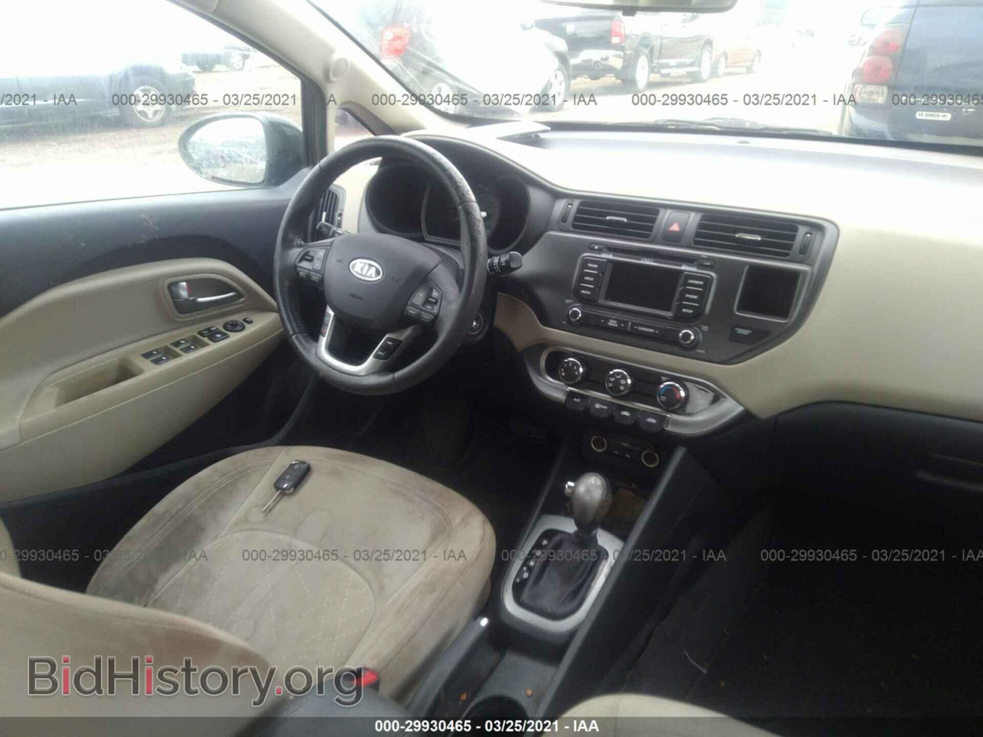 2012 KIA RIO - VIN: KNADN4A39C6046525 - Фото 5