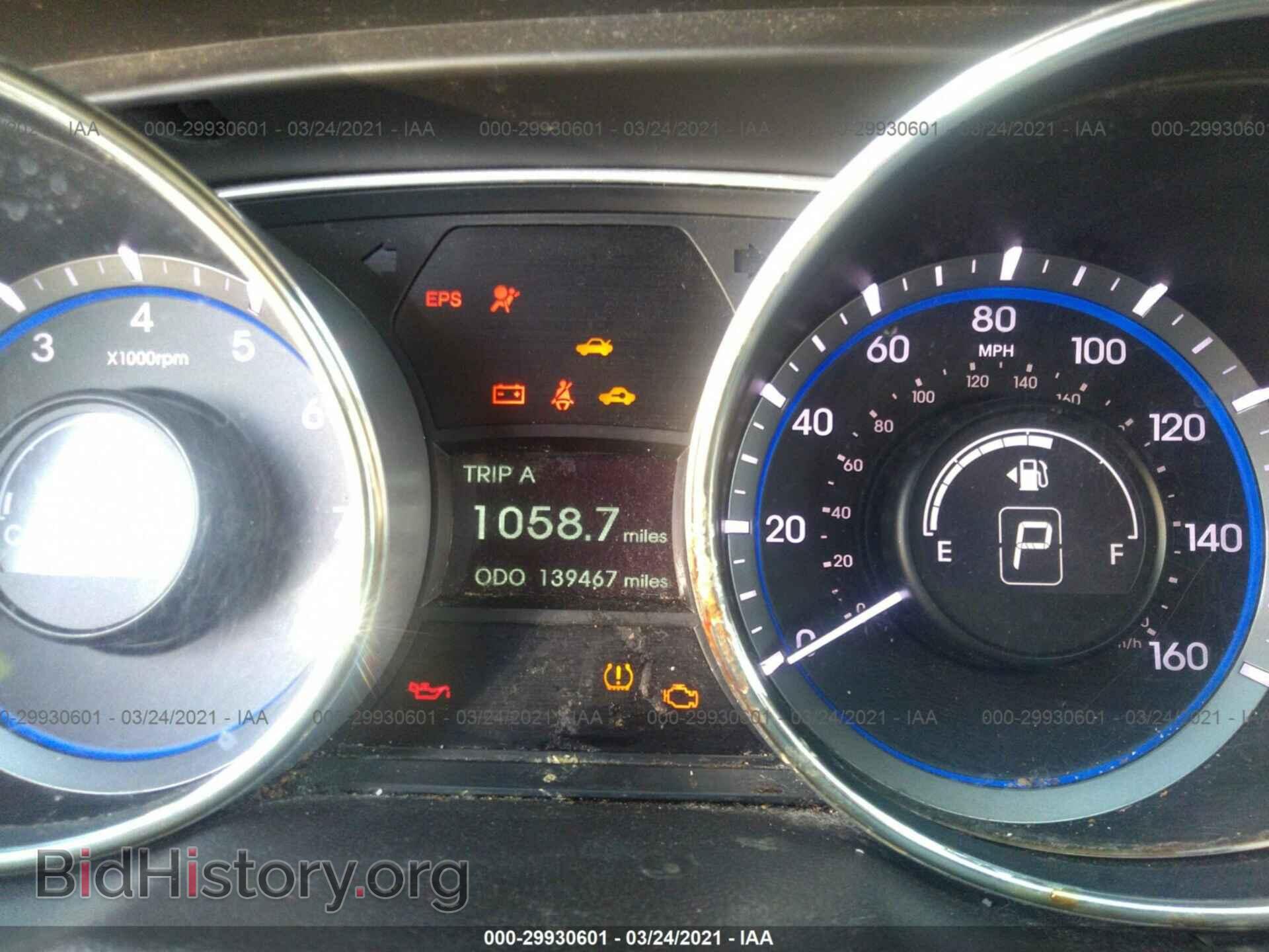 2012 HYUNDAI SONATA - VIN: 5NPEC4AC2CH398221 - Фото 7